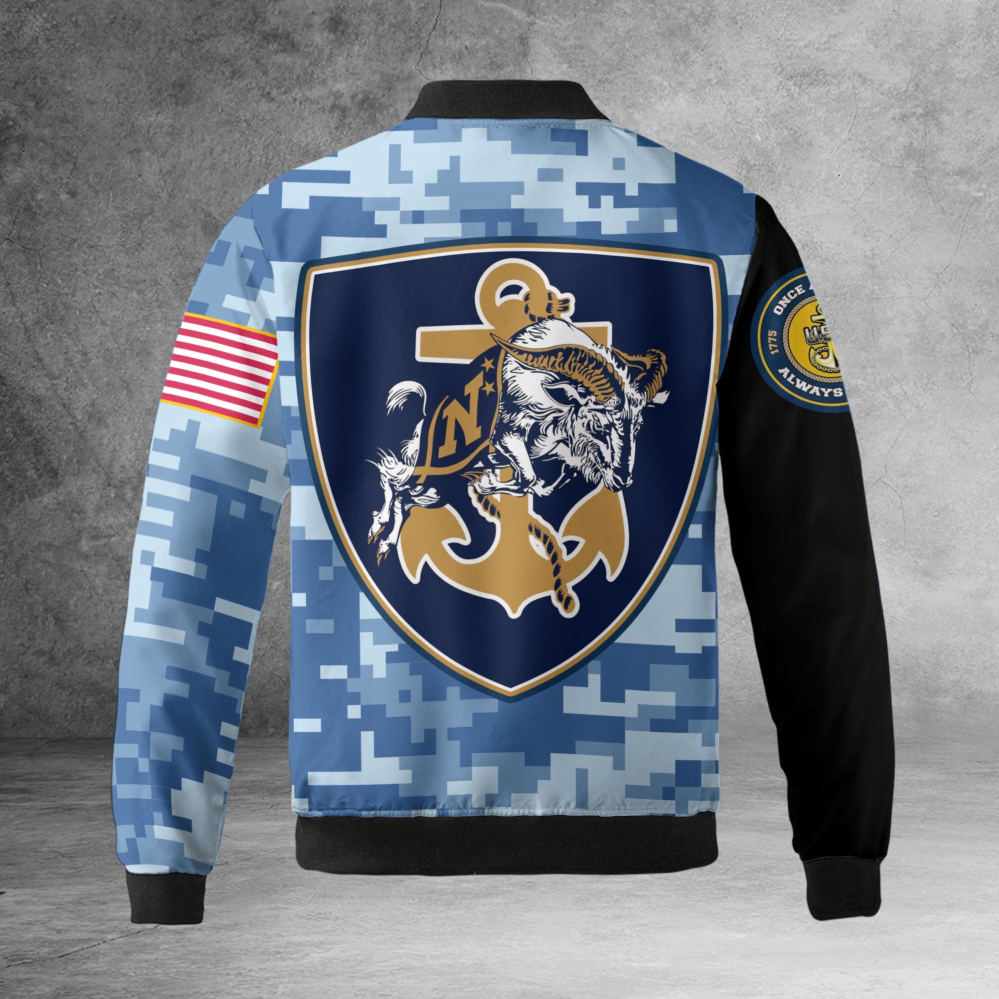 US Navy Chief All-over Print Bomber Jacket