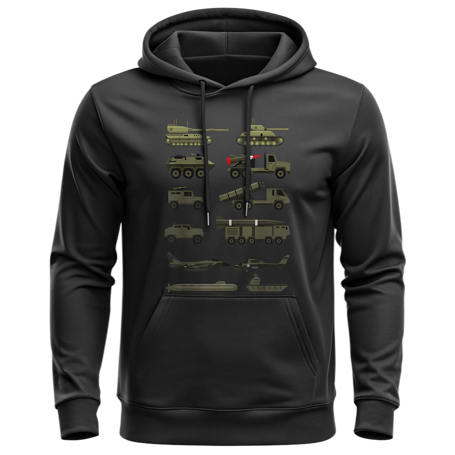Military Enthusiast Adventure Design Hoodie