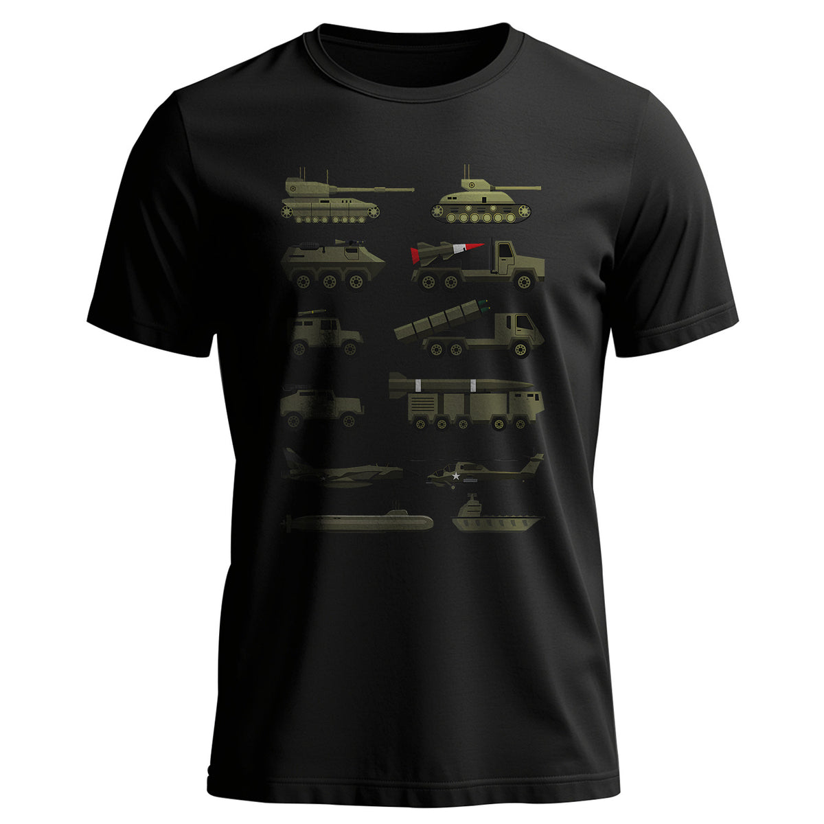 Military Enthusiast's Design for Adventurers T-Shirt Main image