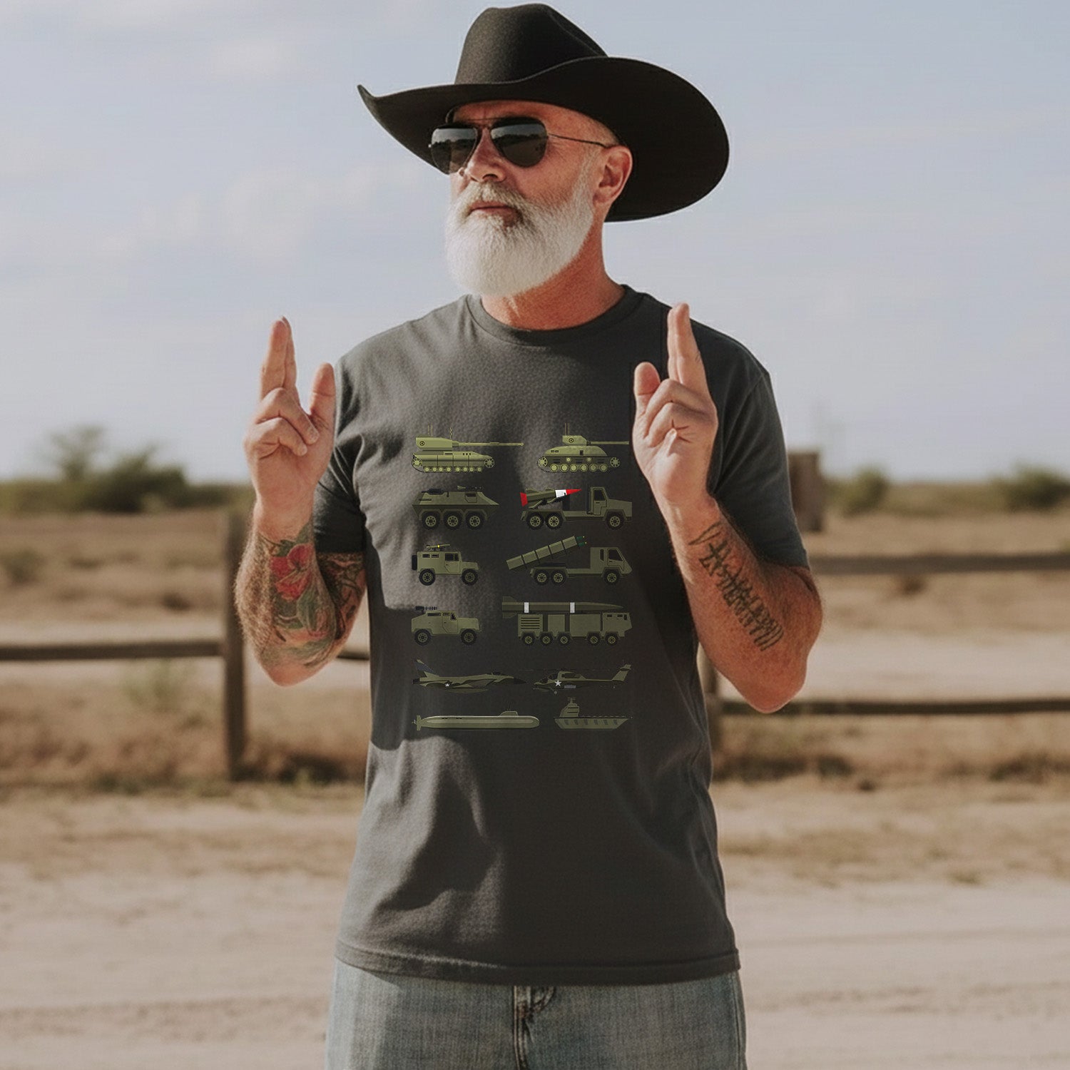 Military Enthusiast's Design for Adventurers T-Shirt