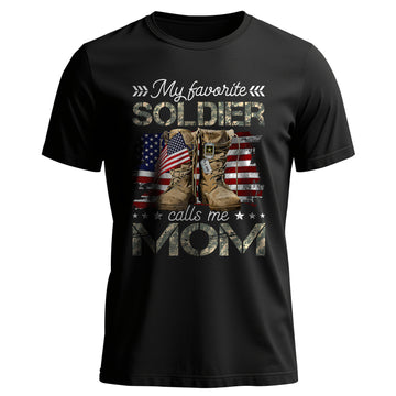 Proud Military Mom Tribute T-Shirt