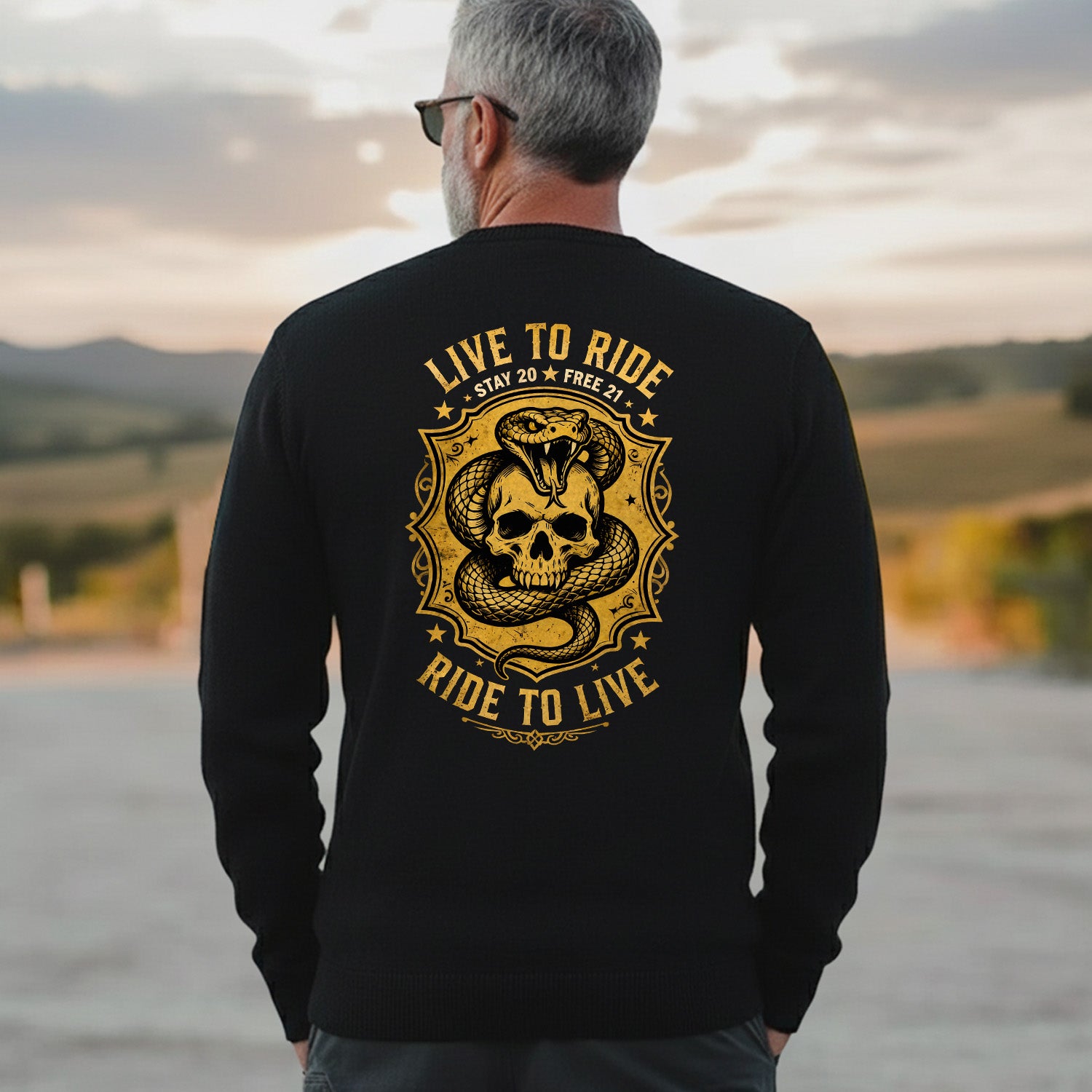 Live Free Ride Hard Spirit Sweatshirt