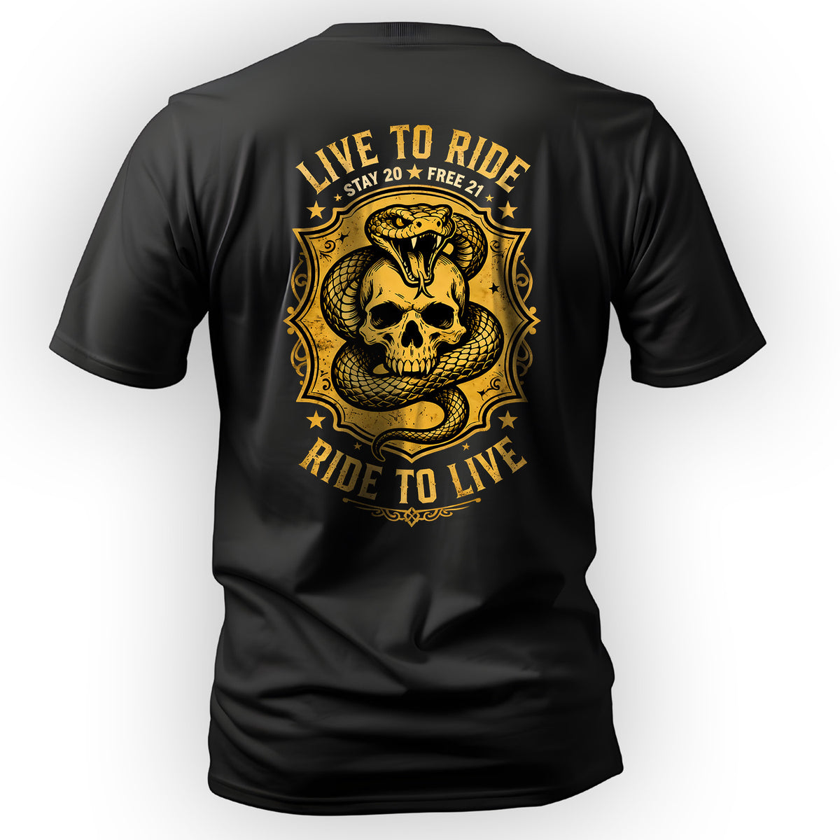 Ride Free Live Boldly T-Shirt Main image
