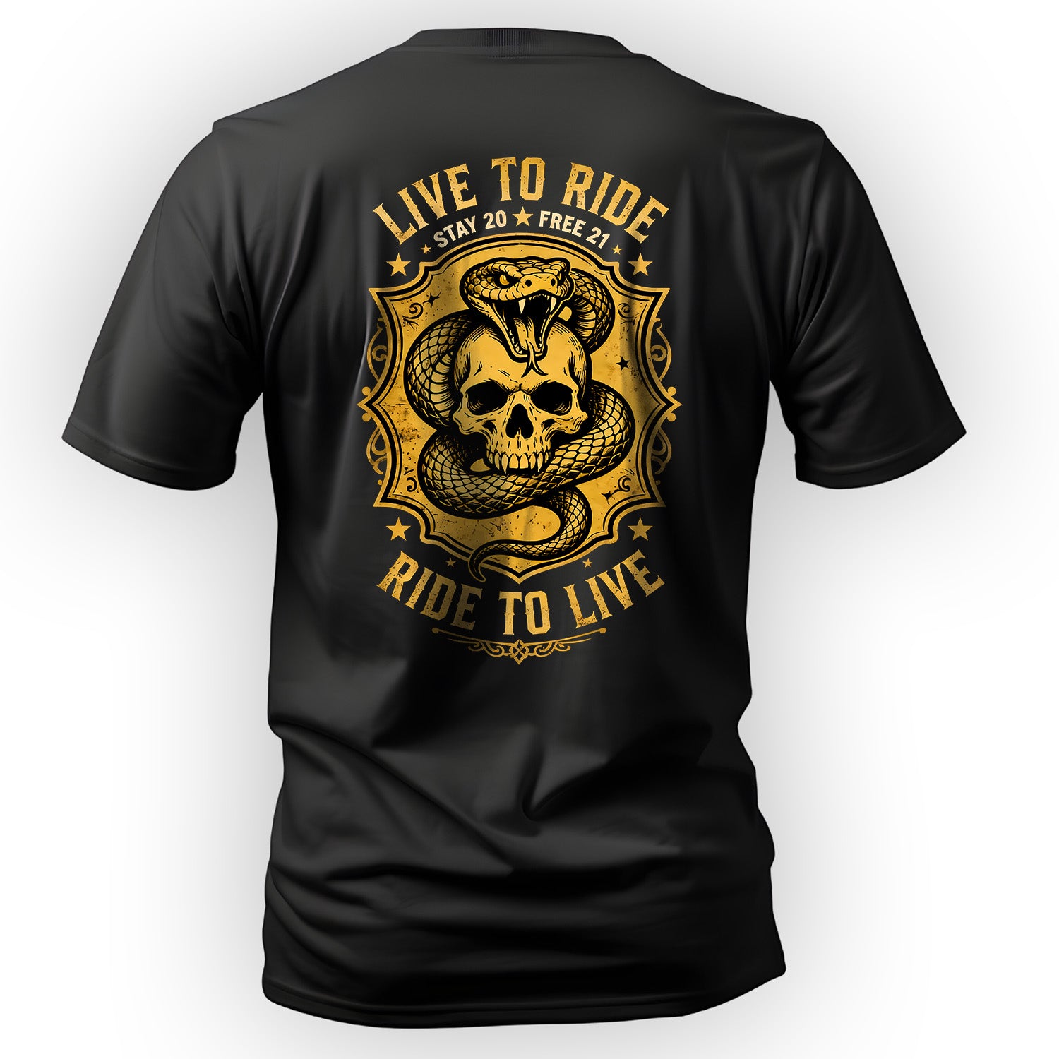 Ride Free Live Boldly T-Shirt