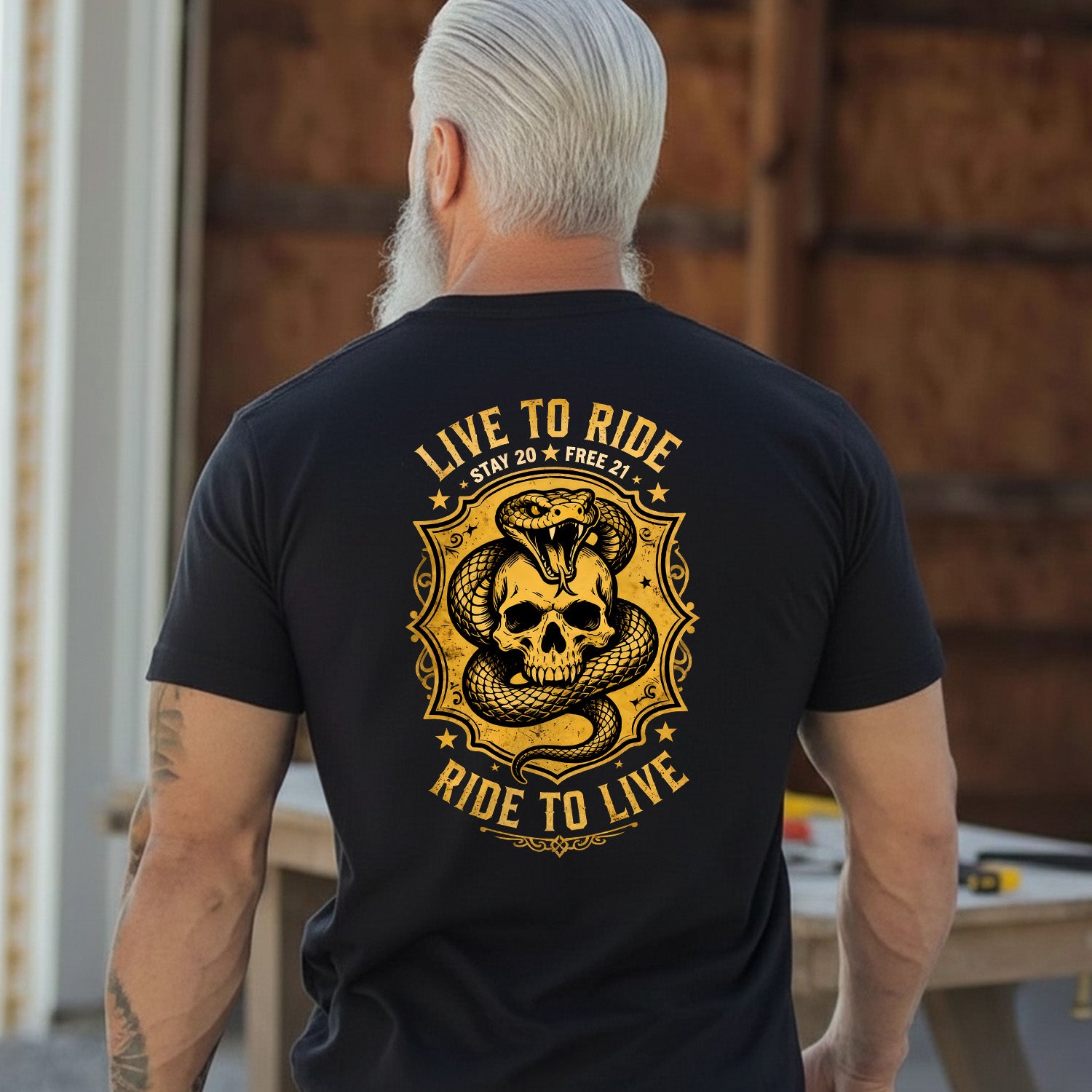 Ride Free Live Boldly T-Shirt Secondary image
