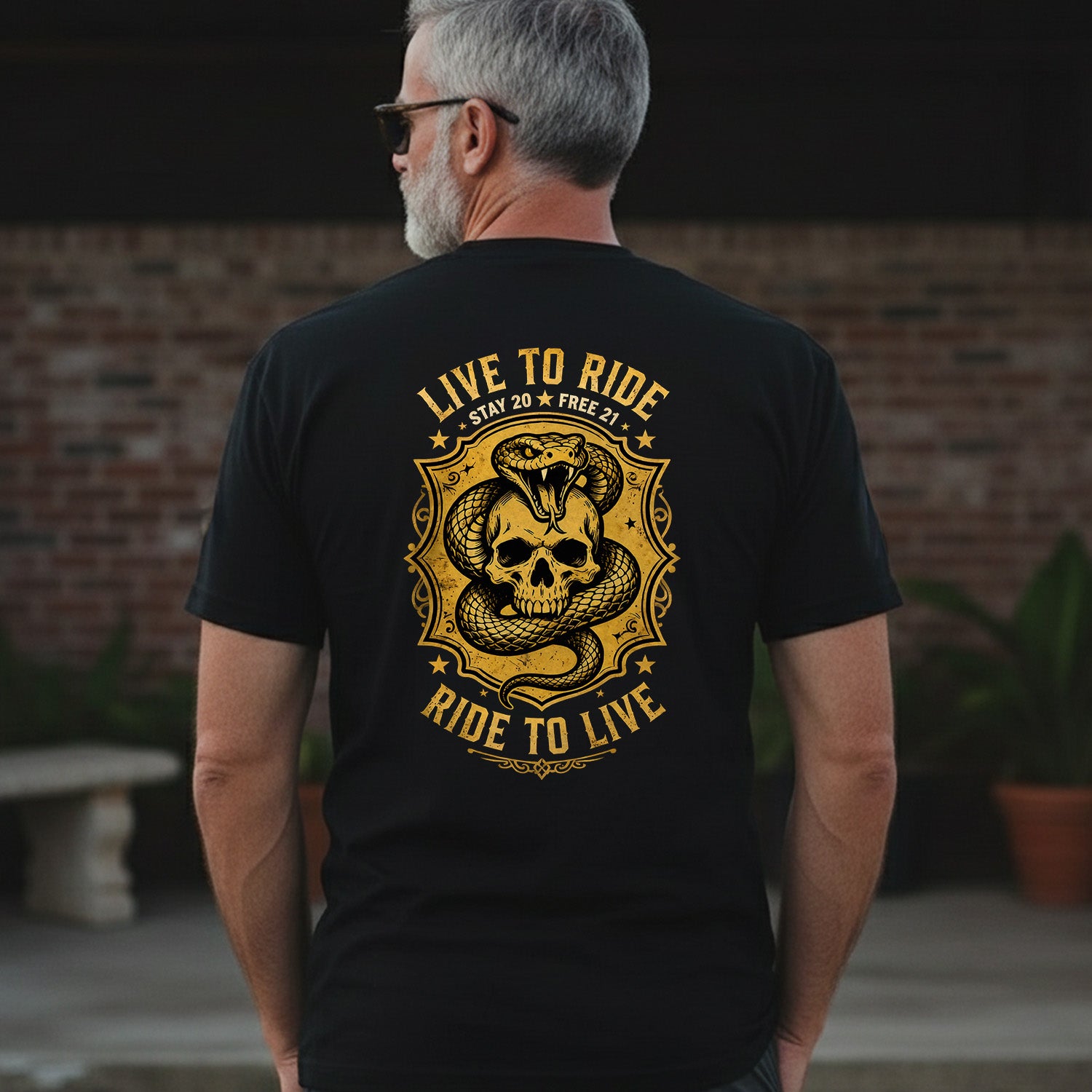 Ride Free Live Boldly T-Shirt
