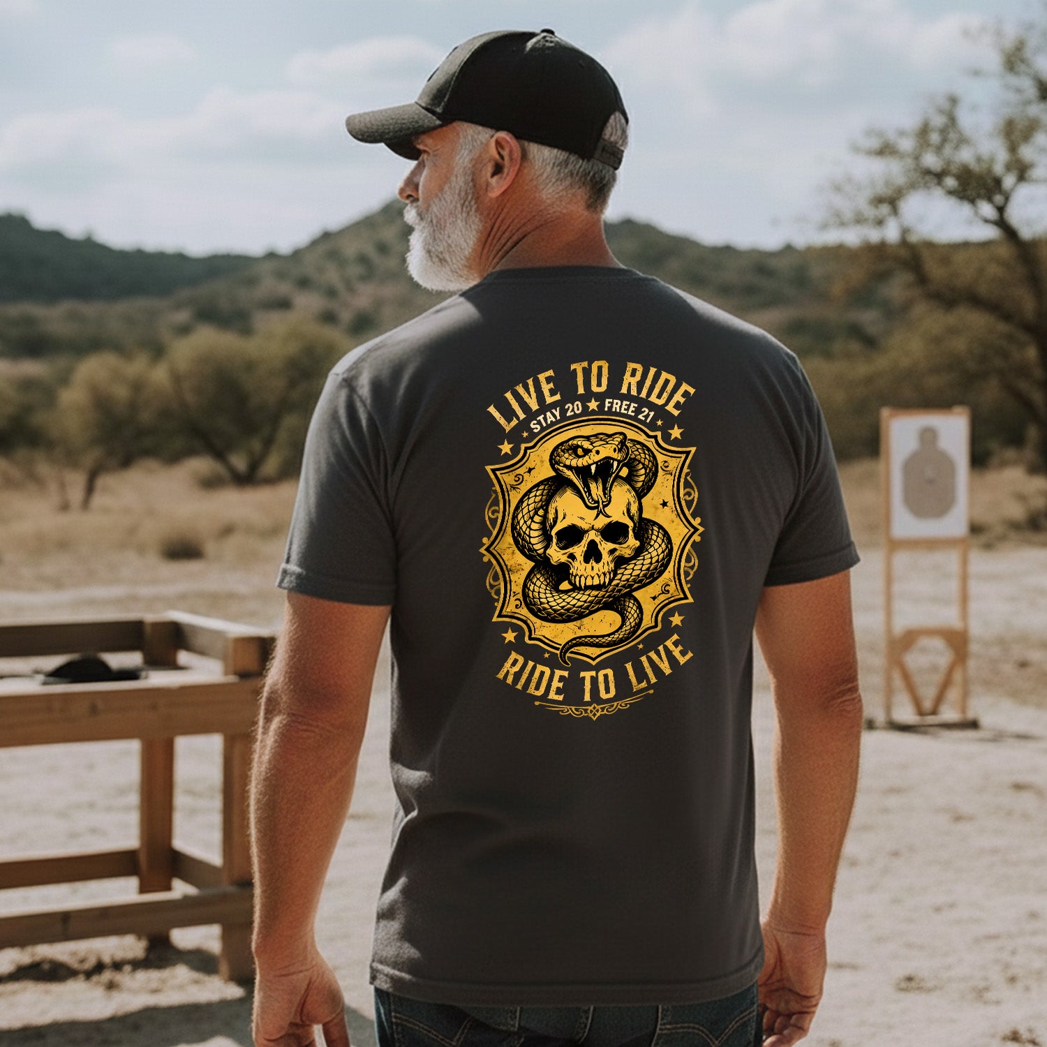 Ride Free Live Boldly T-Shirt