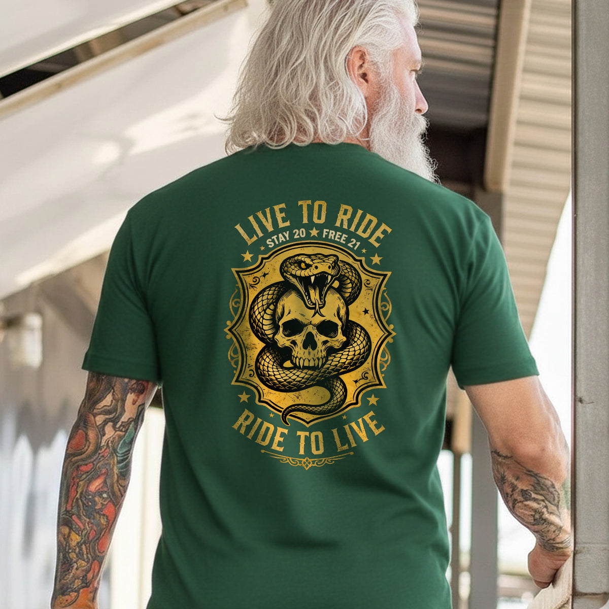 Ride Free Live Boldly T-Shirt