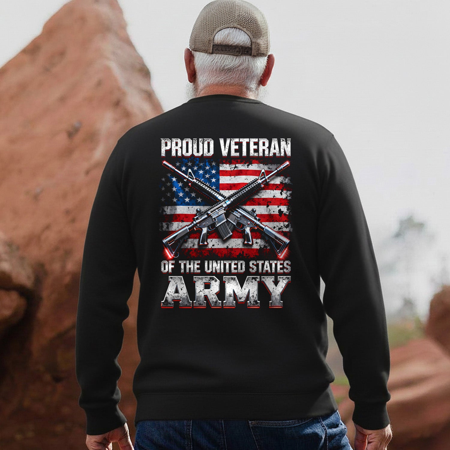 Proud Veteran American Spirit Sweatshirt