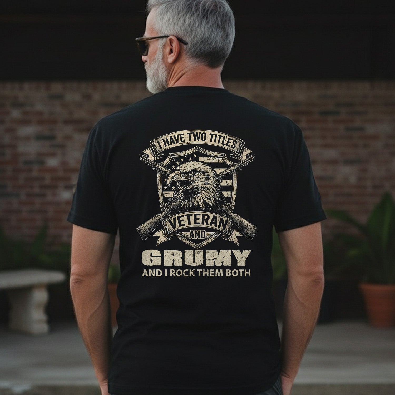 Proud Veteran with a Grumpy Edge T-Shirt