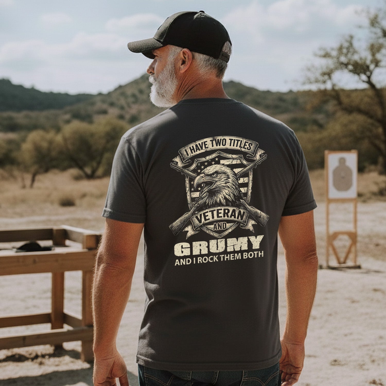 Proud Veteran with a Grumpy Edge T-Shirt