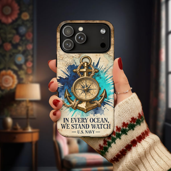 In Every Ocean, We Stand Watch Phone Case