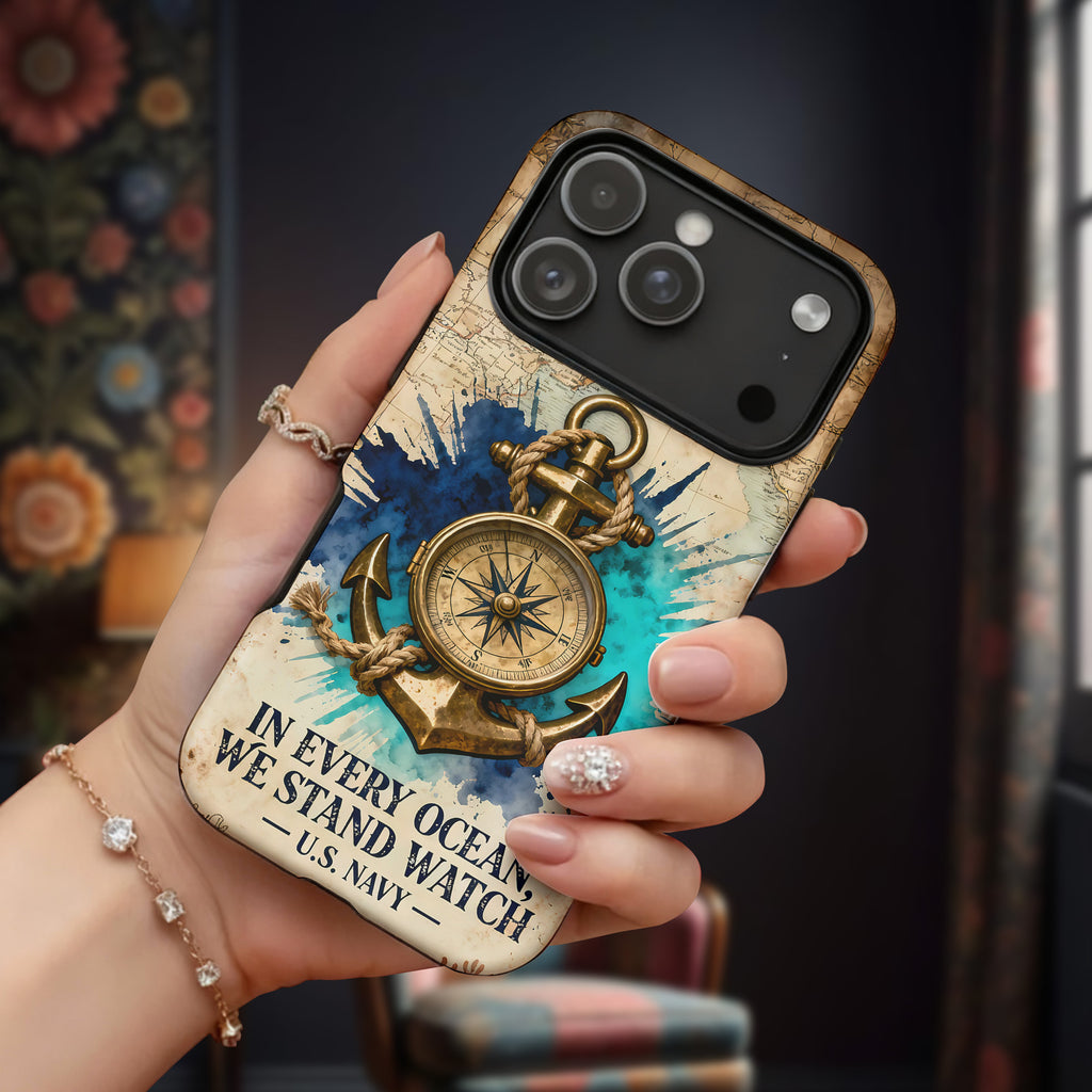 In Every Ocean, We Stand Watch Phone Case