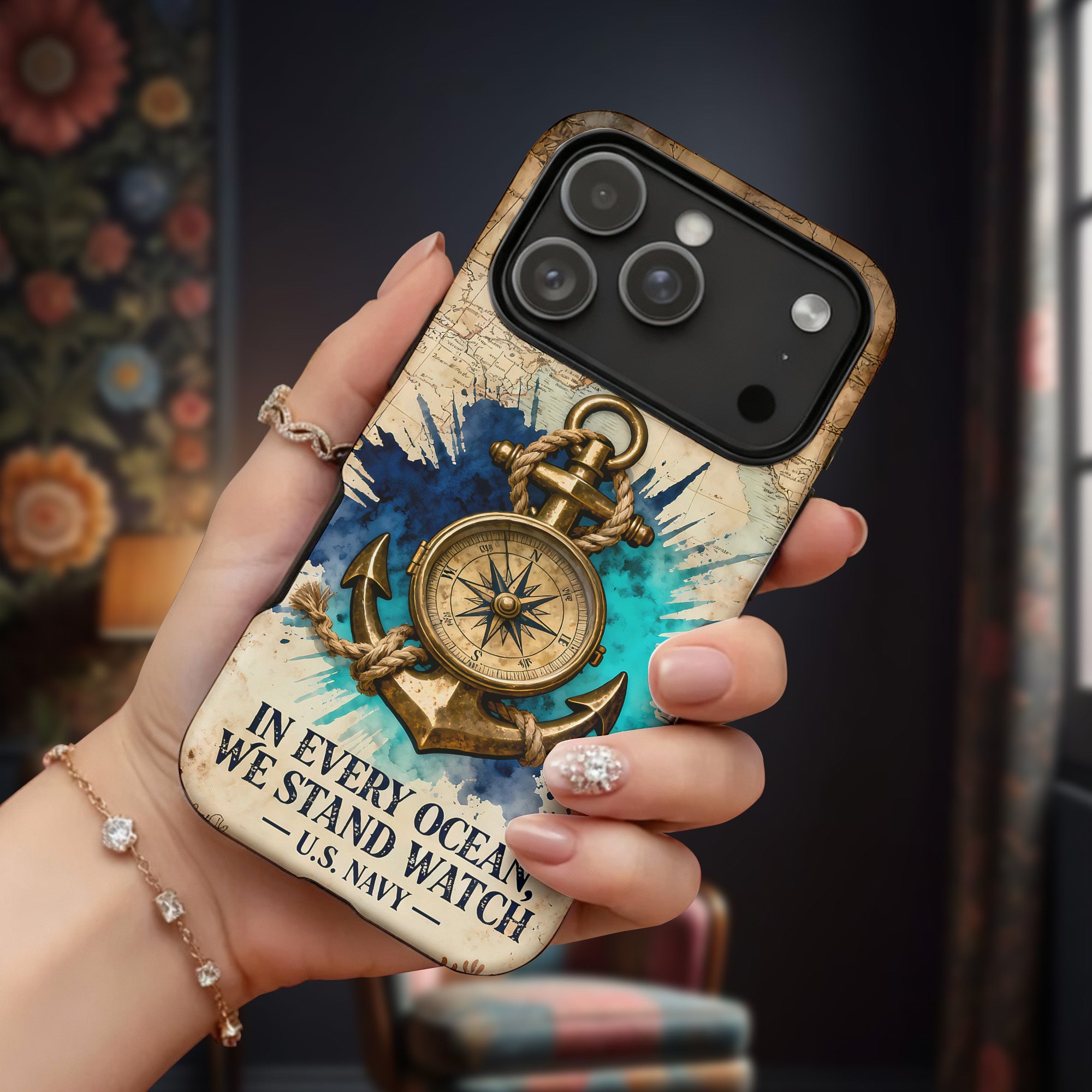 In Every Ocean, We Stand Watch Phone Case