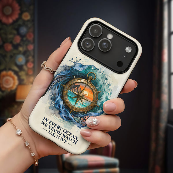 Guided by the Sea, Bound by Duty Phone Case