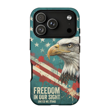 Freedom in Our Sight, Strength in Our Hearts Phone Case