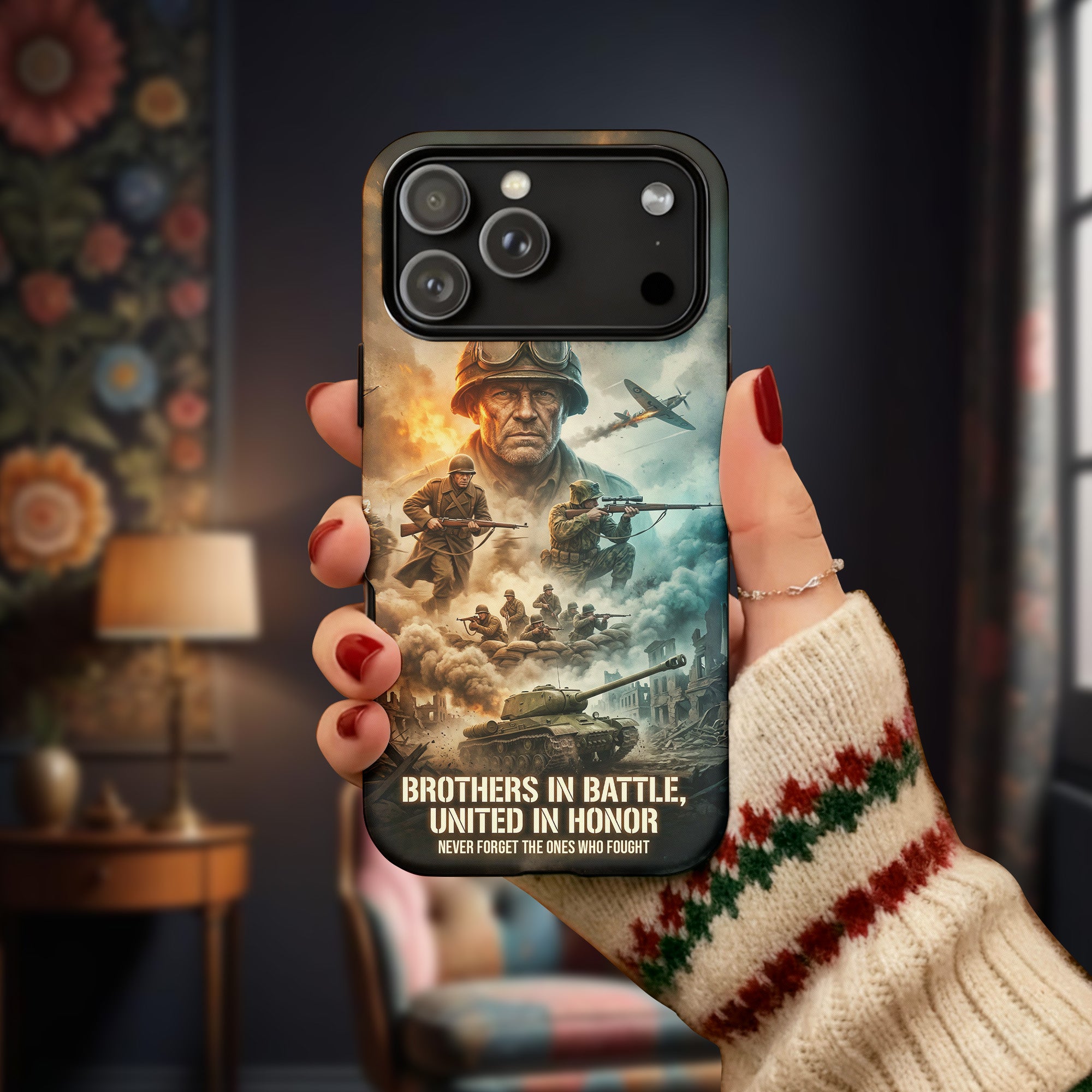 Brothers in Battle, Bound by Honor Phone Case