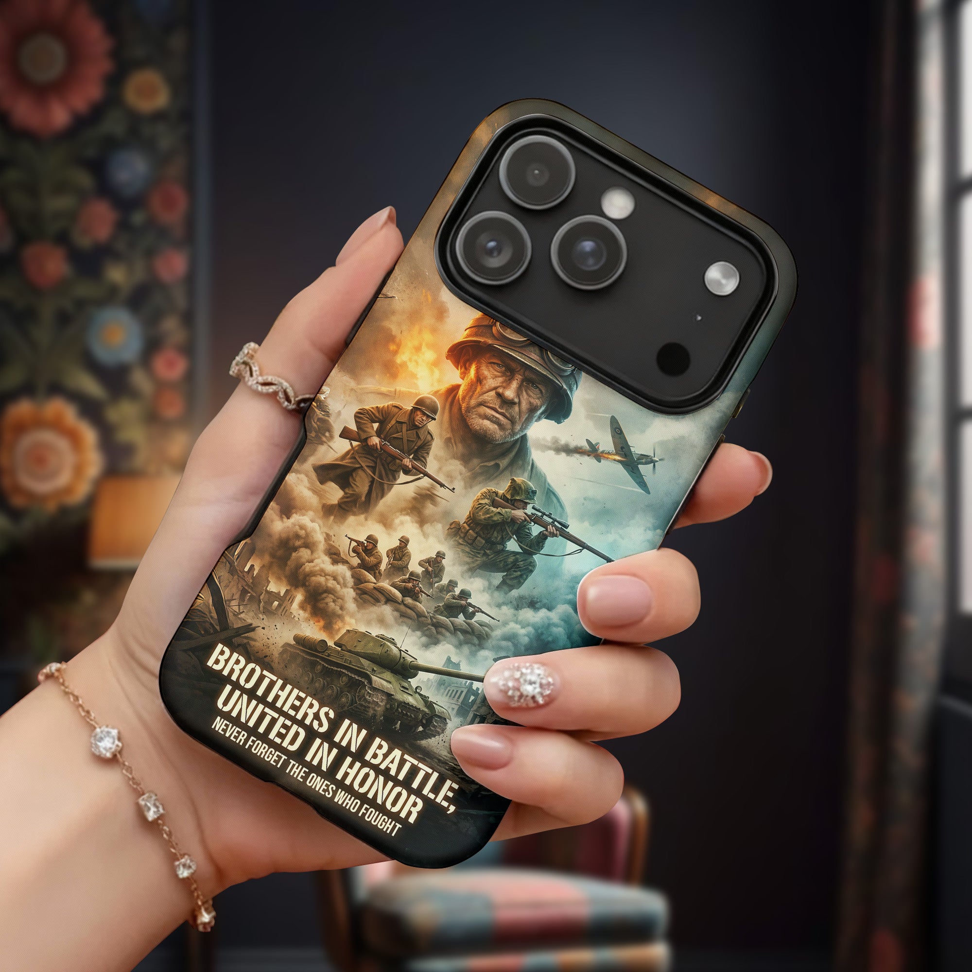 Brothers in Battle, Bound by Honor Phone Case
