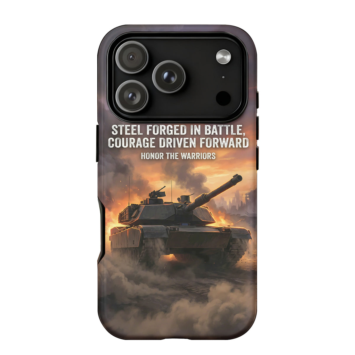 Forged for Battle Driven by Courage Phone Case Main image