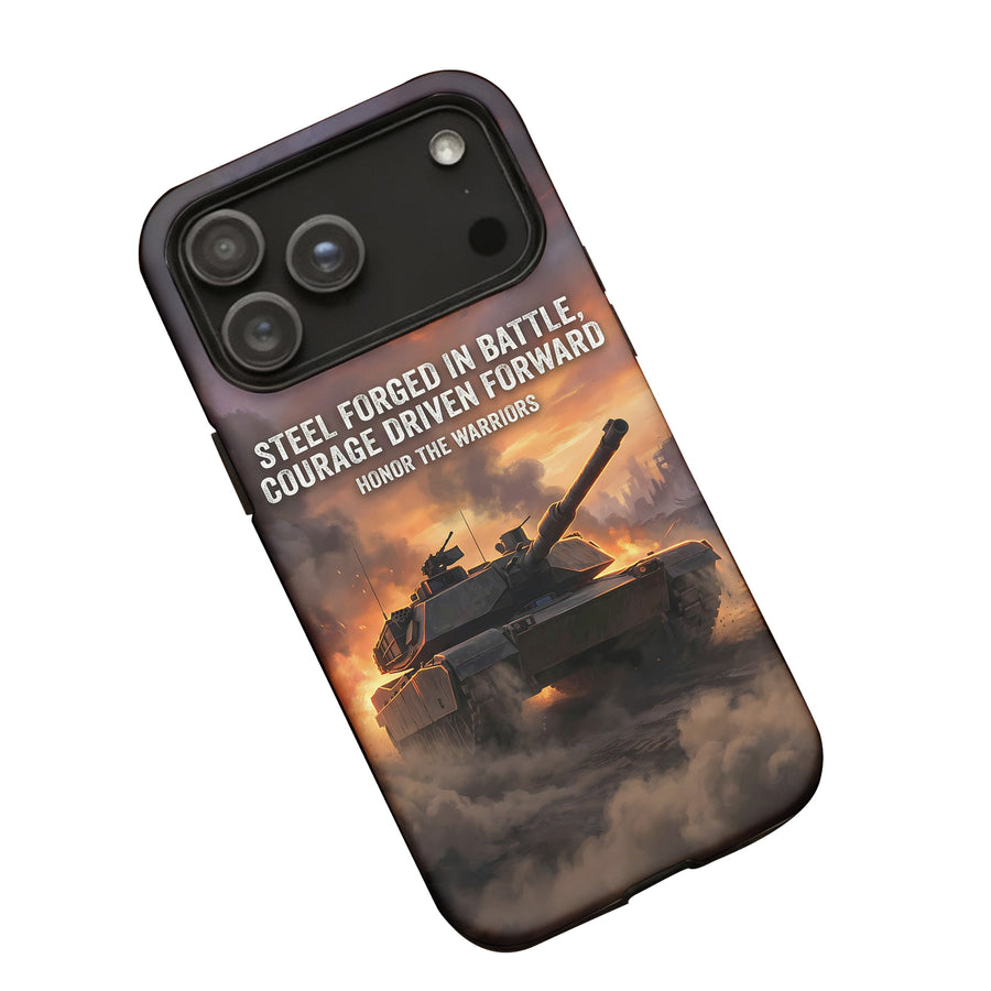 Forged for Battle Driven by Courage Phone Case