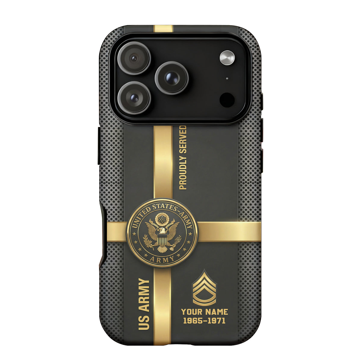 Proudly Served with Honor and Legacy Personalized Phone Case Main image