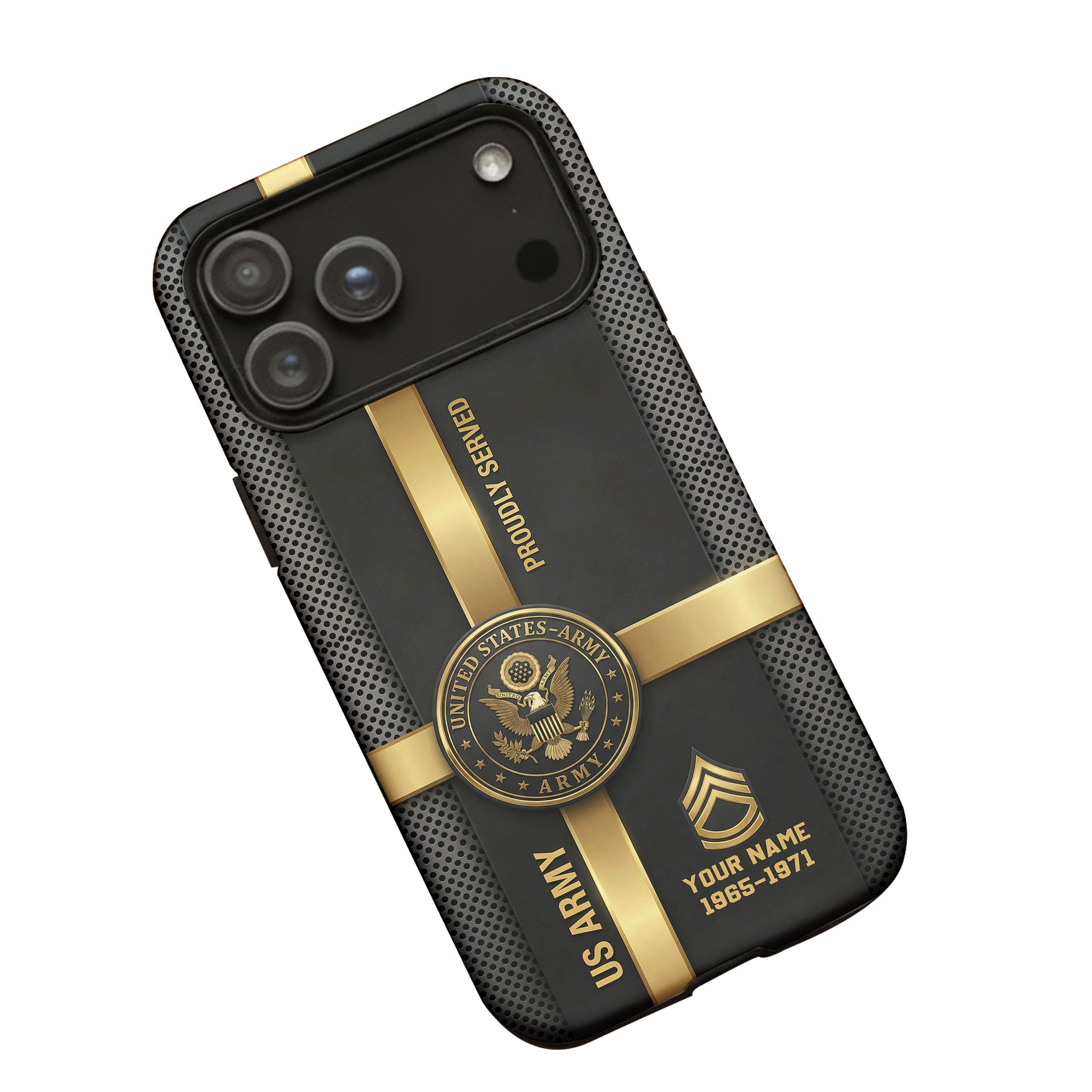 Proudly Served with Honor and Legacy Personalized Phone Case