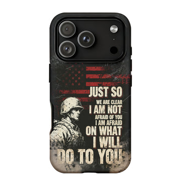 Fearless Resolve Under Fire Phone Case