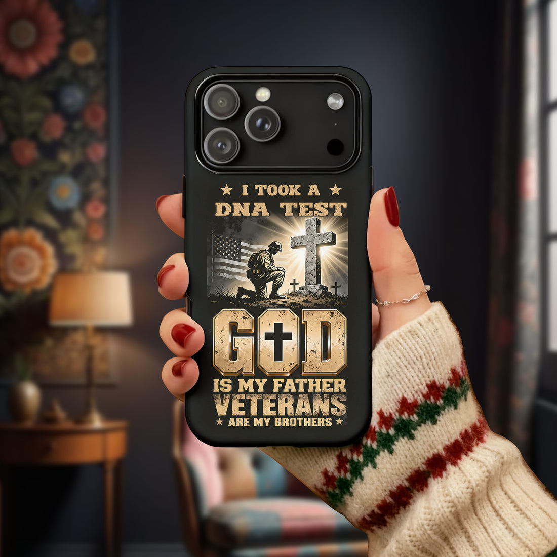 God My Father Veterans My Brothers Phone Case