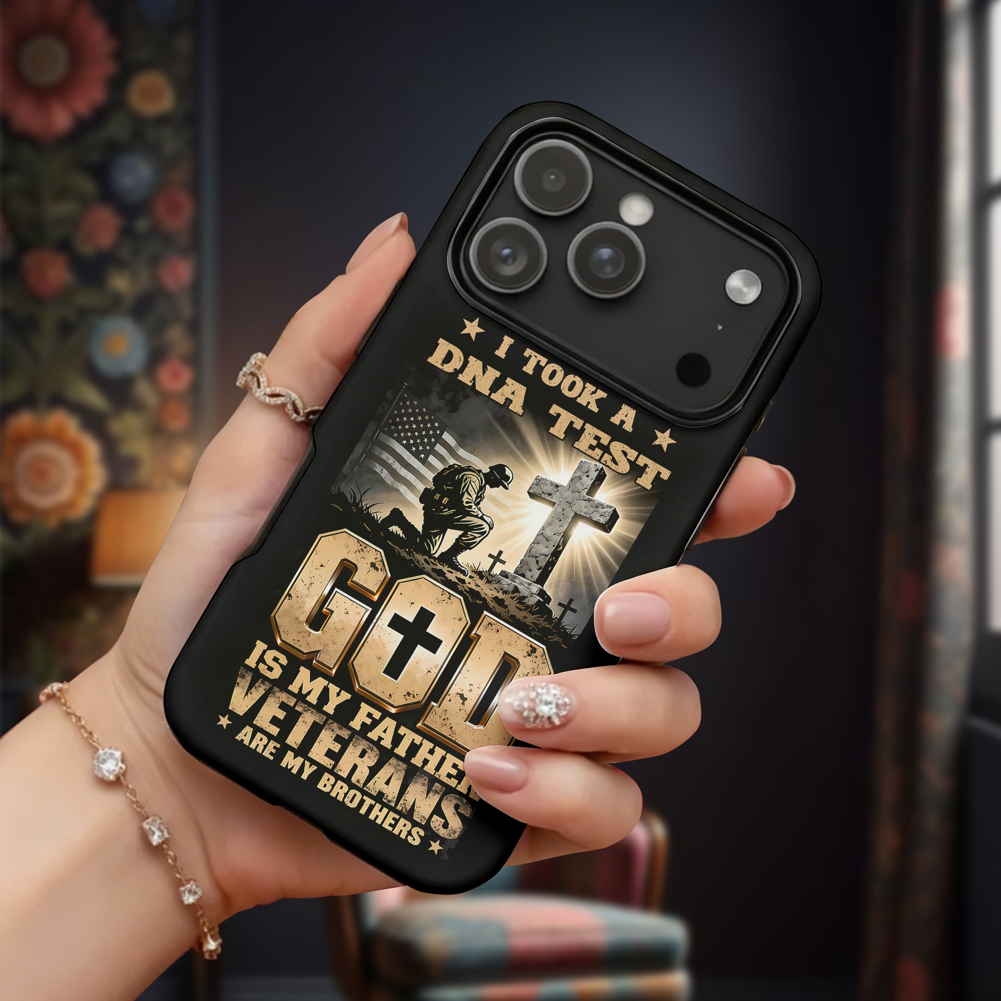 God My Father Veterans My Brothers Phone Case