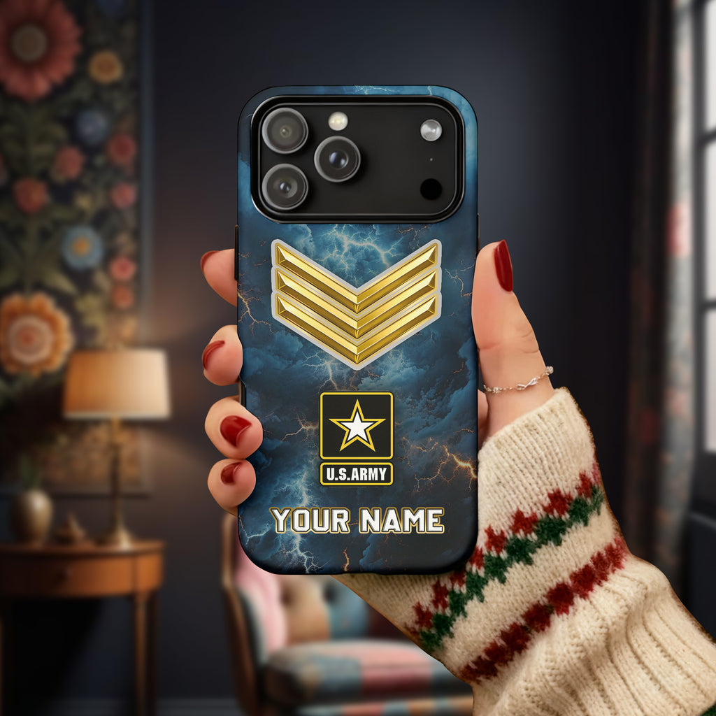 Storm Forged Army Legacy Personalized Phone Case