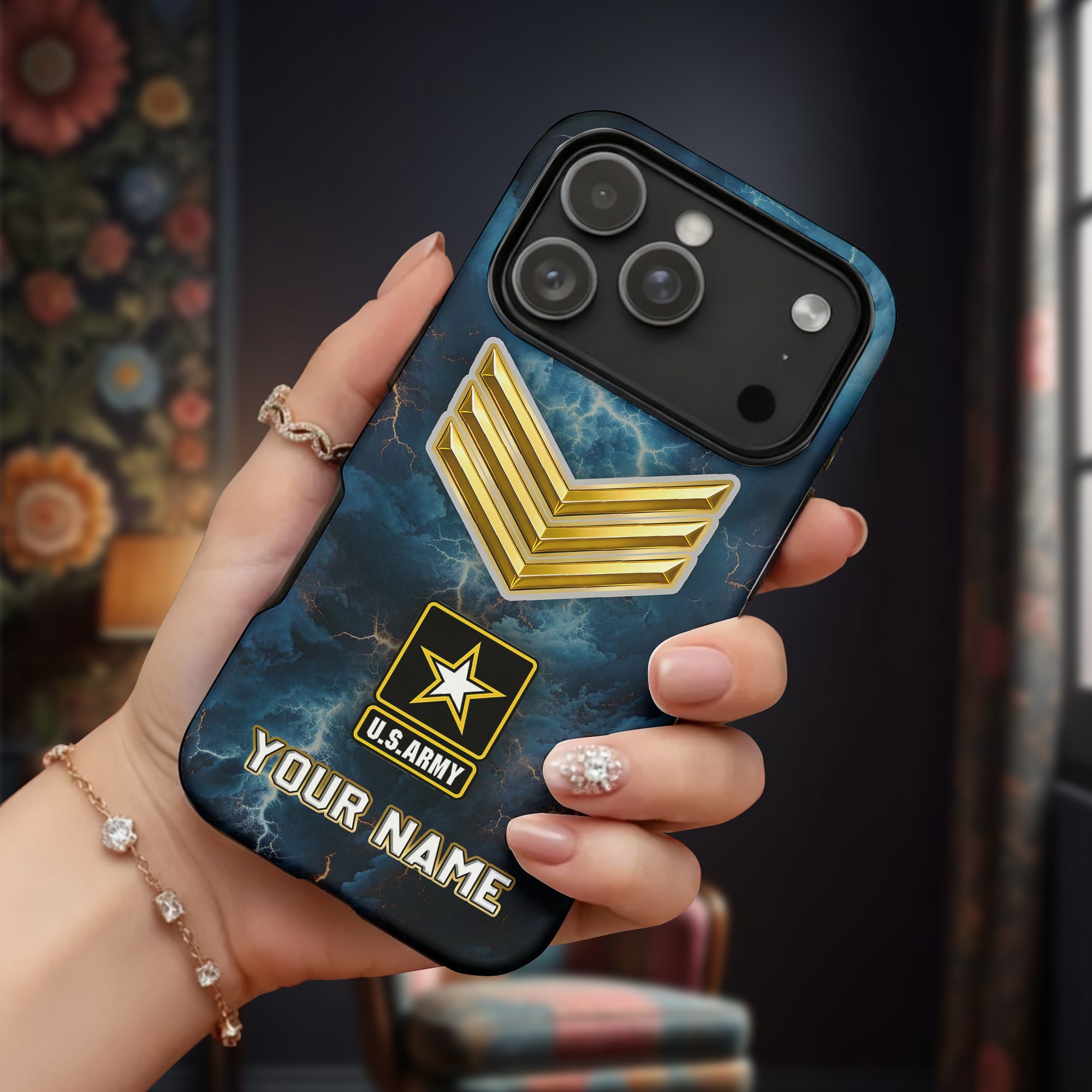 Storm Forged Army Legacy Personalized Phone Case
