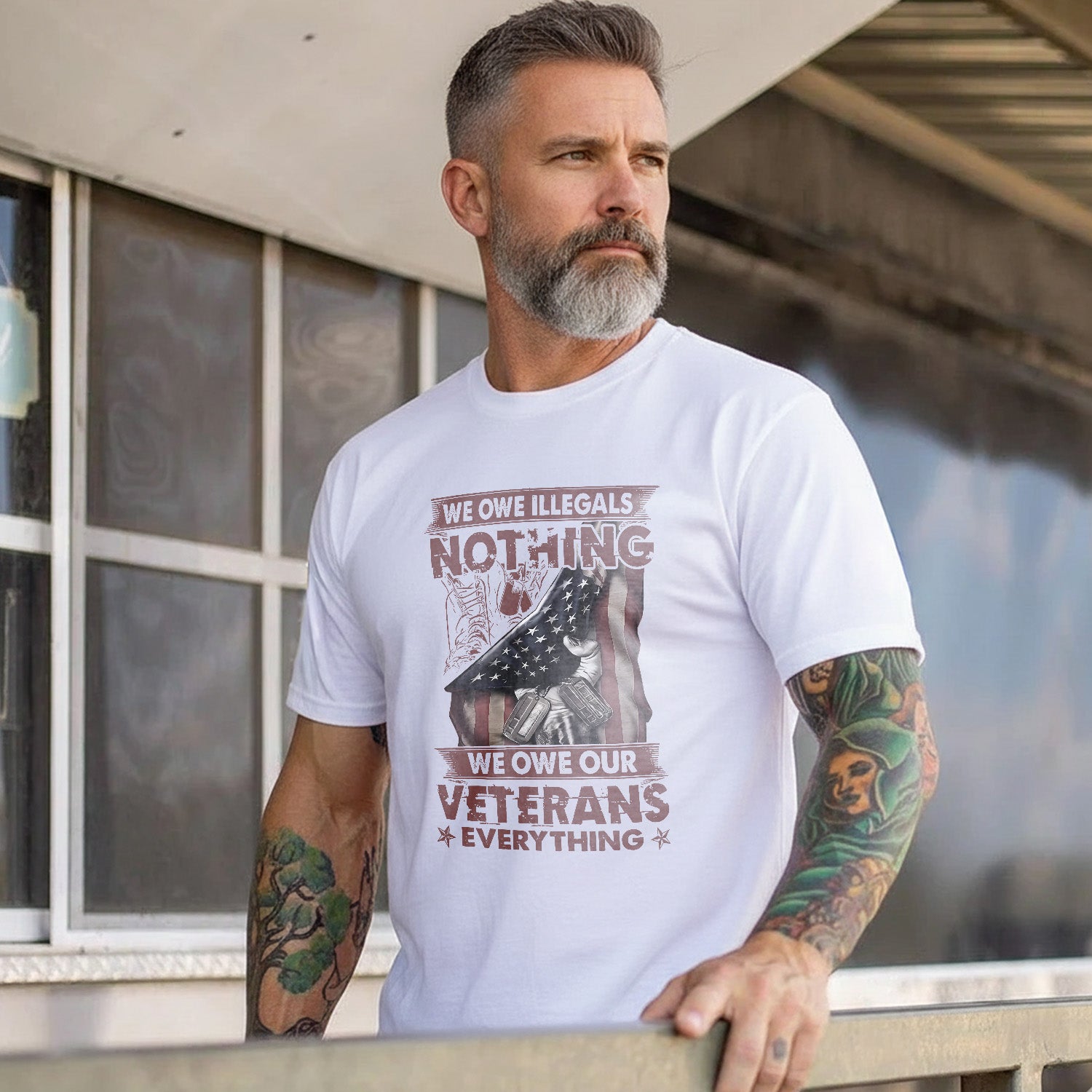 Honoring Our Veterans with Pride T-Shirt