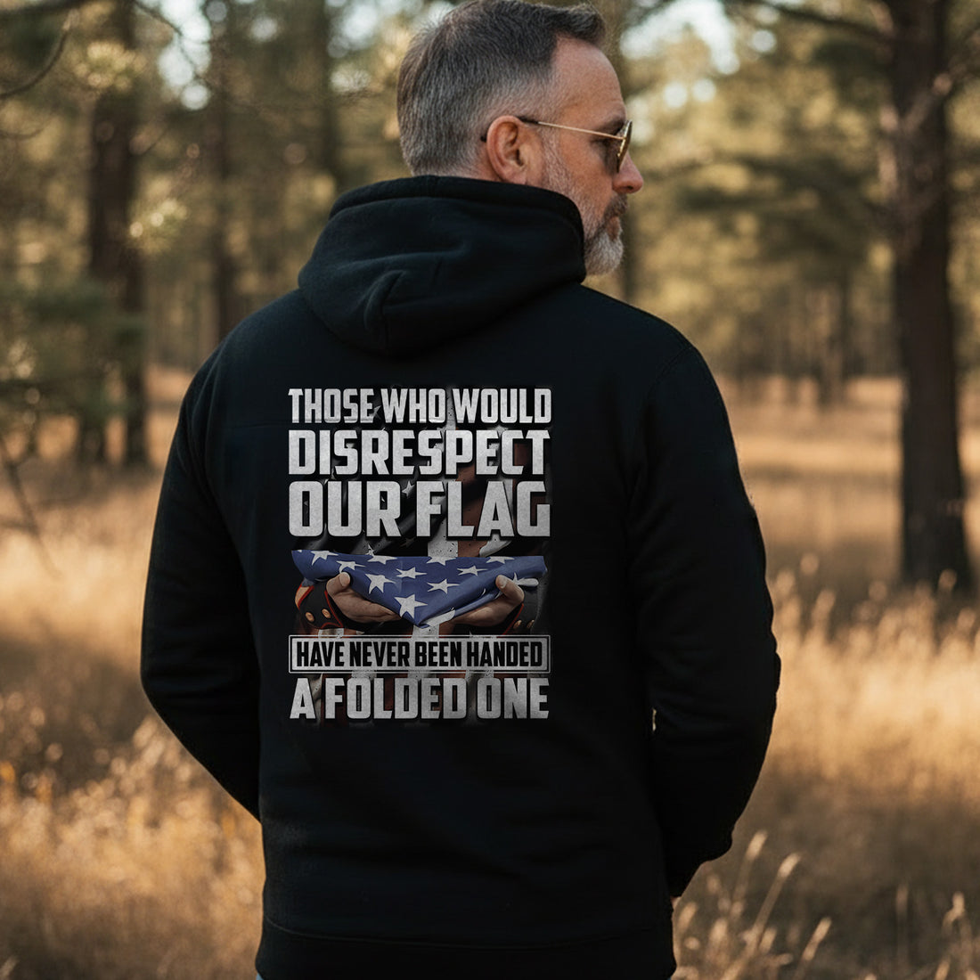 Honor and Respect for Our Flag Hoodie