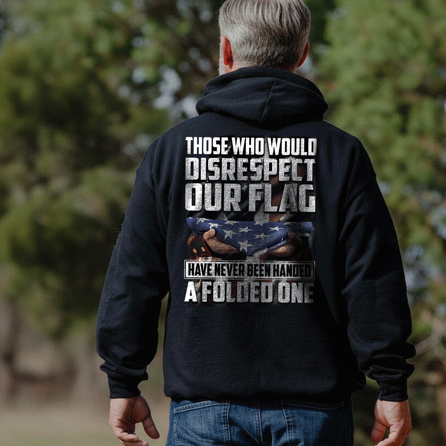Honor and Respect for Our Flag Hoodie