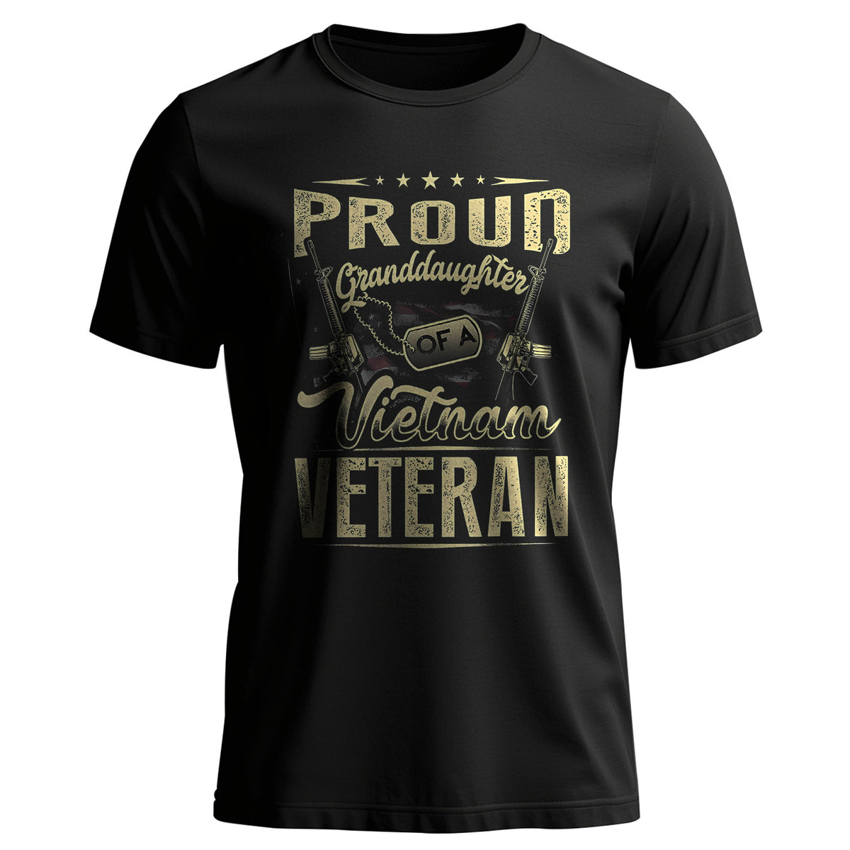 Proud Tribute to a Vietnam Veteran Granddaughter T-Shirt Main image
