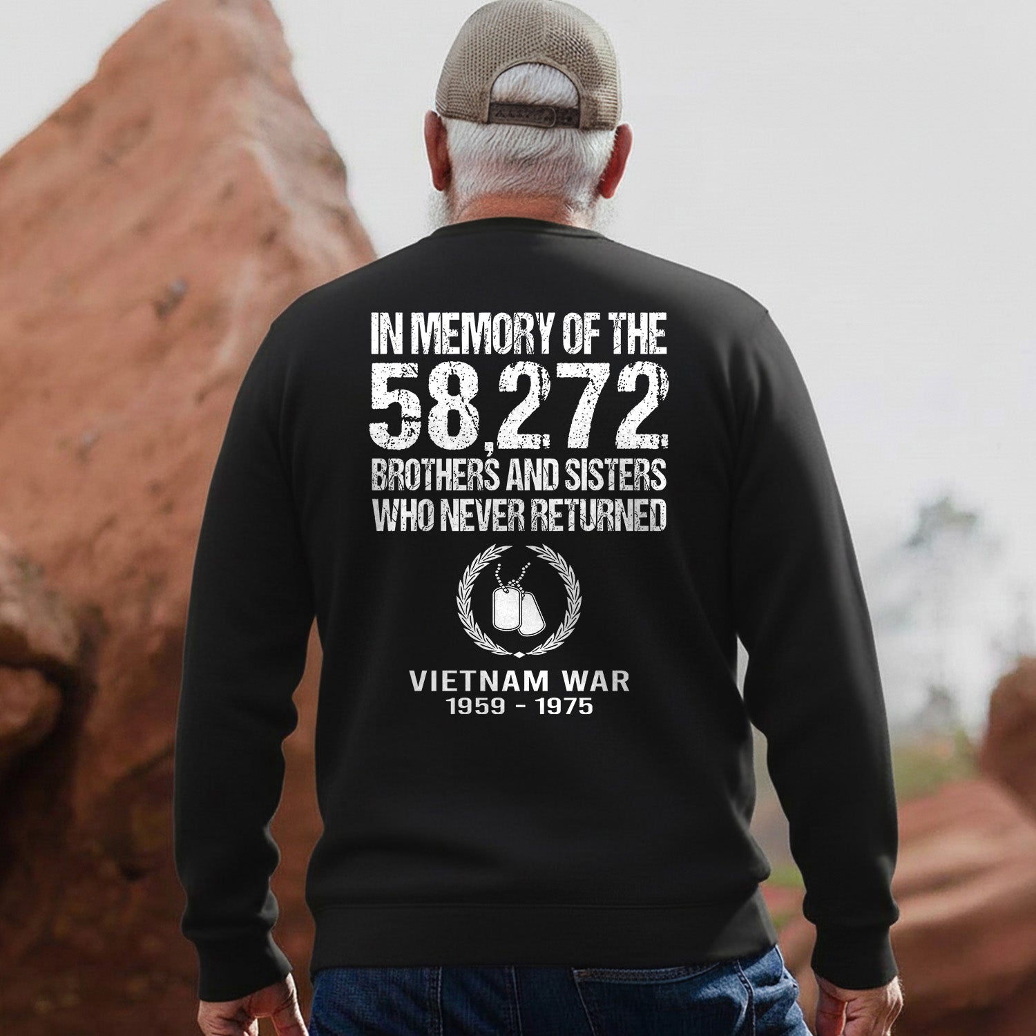 Honoring Vietnam War Heroes Sweatshirt