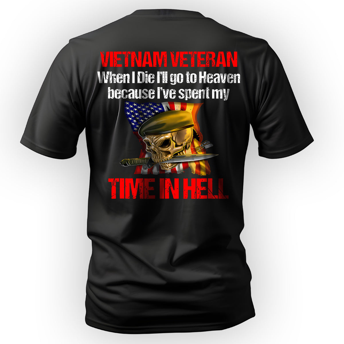 Proud Vietnam Veteran Tribute T-Shirt Main image