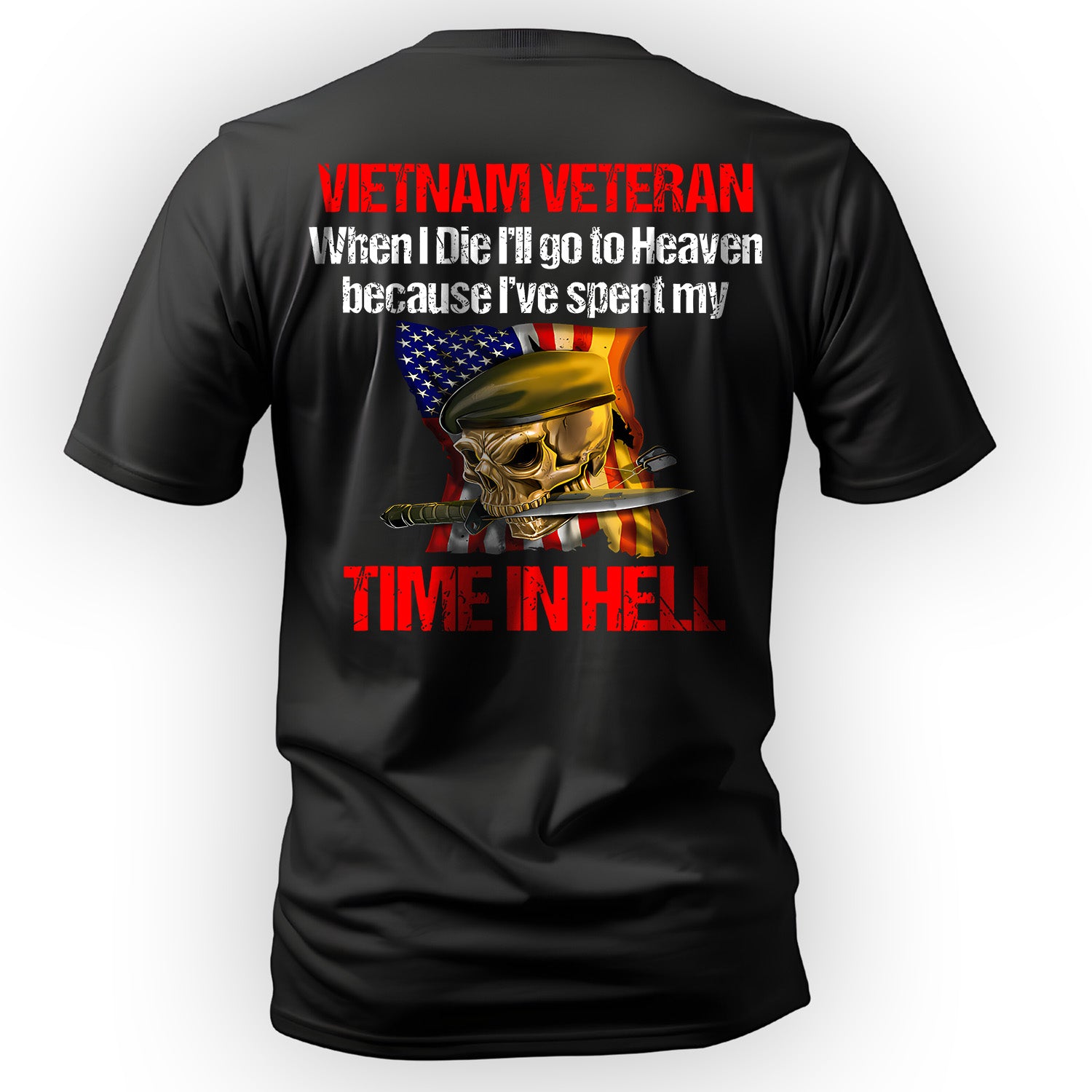 Proud Vietnam Veteran Tribute T-Shirt