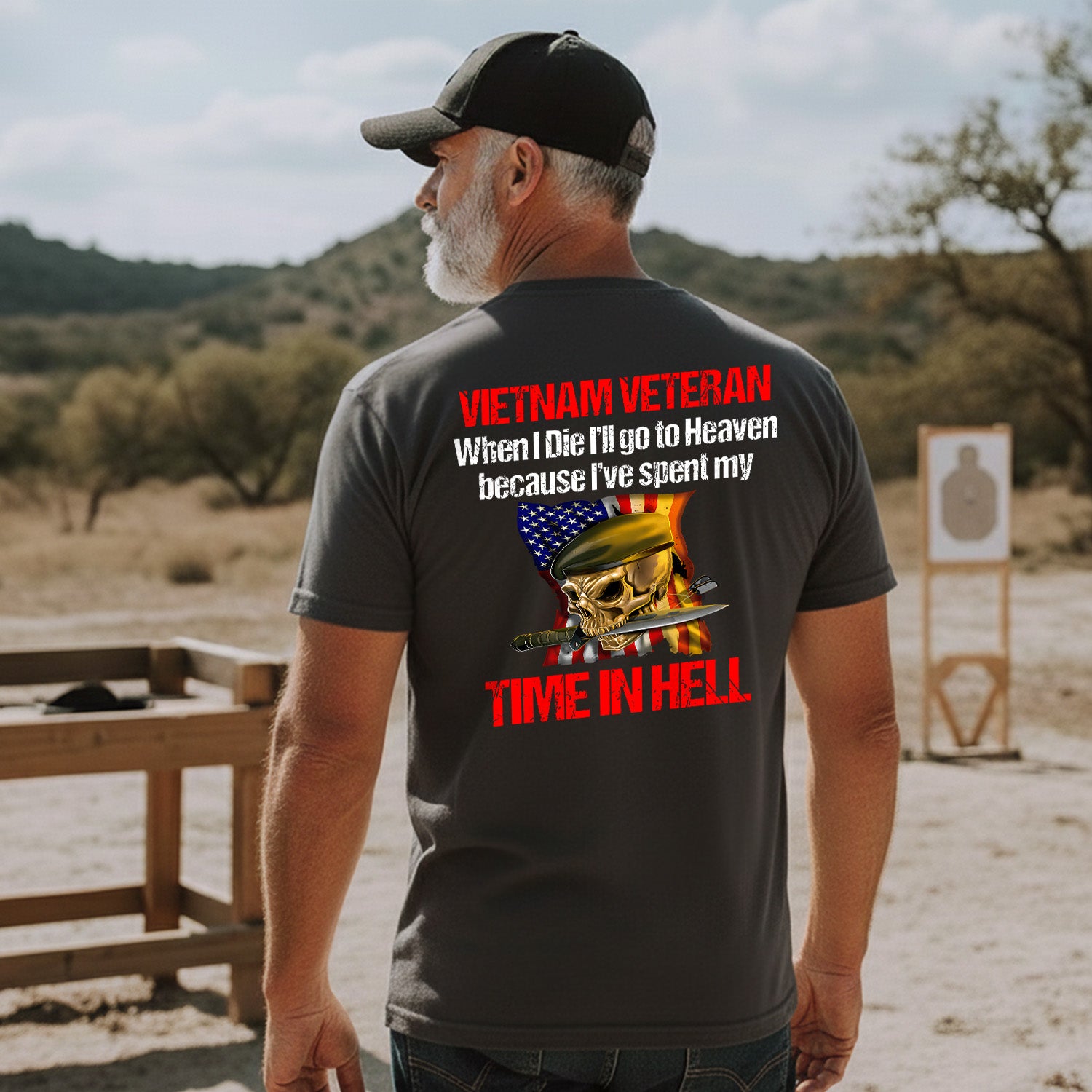 Proud Vietnam Veteran Tribute T-Shirt