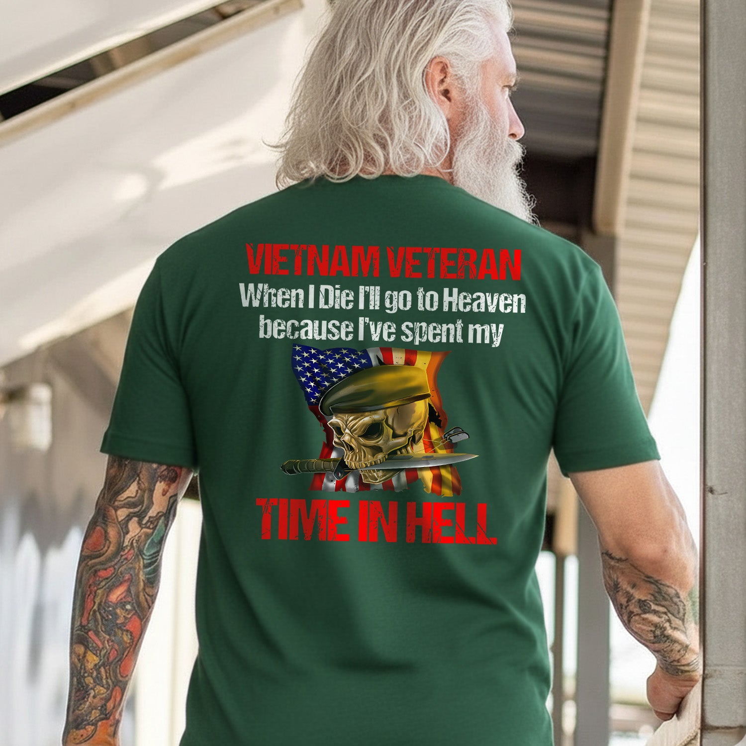 Proud Vietnam Veteran Tribute T-Shirt