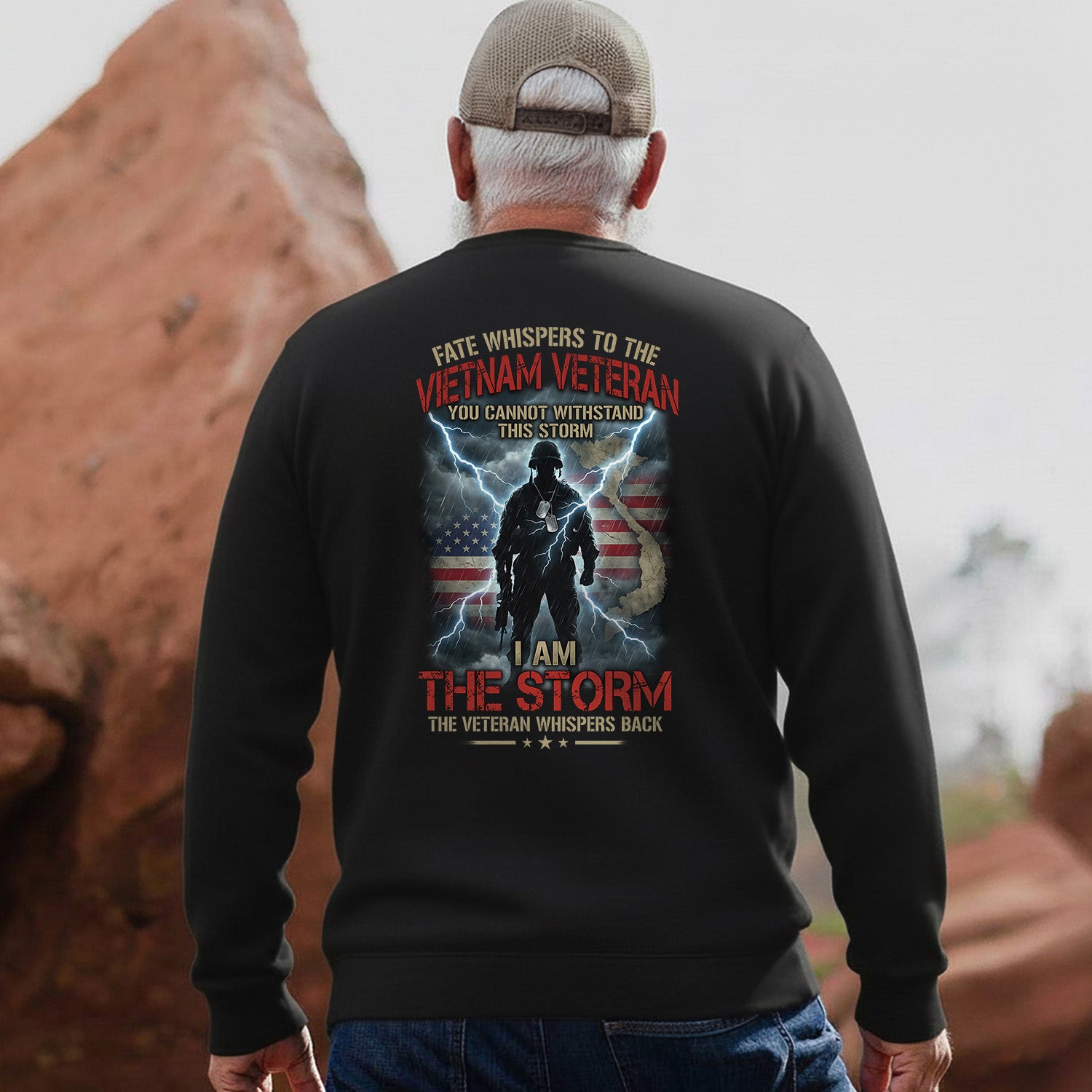 Honor the Vietnam Veteran's Resilience Sweatshirt