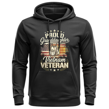 Special Proud Granddaughter of a Vietnam Veteran Hoodie