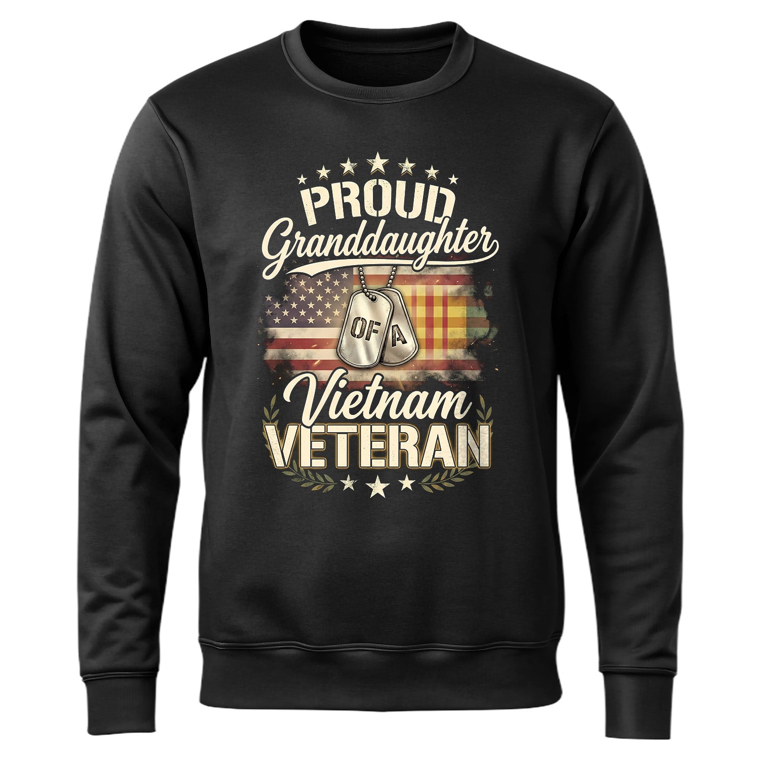 Proud Granddaughter of a Vietnam Veteran Gift Sweatshirt