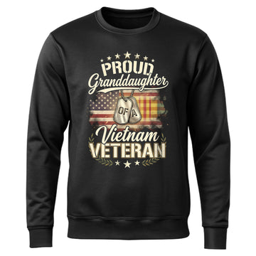 Proud Granddaughter of a Vietnam Veteran Gift Sweatshirt