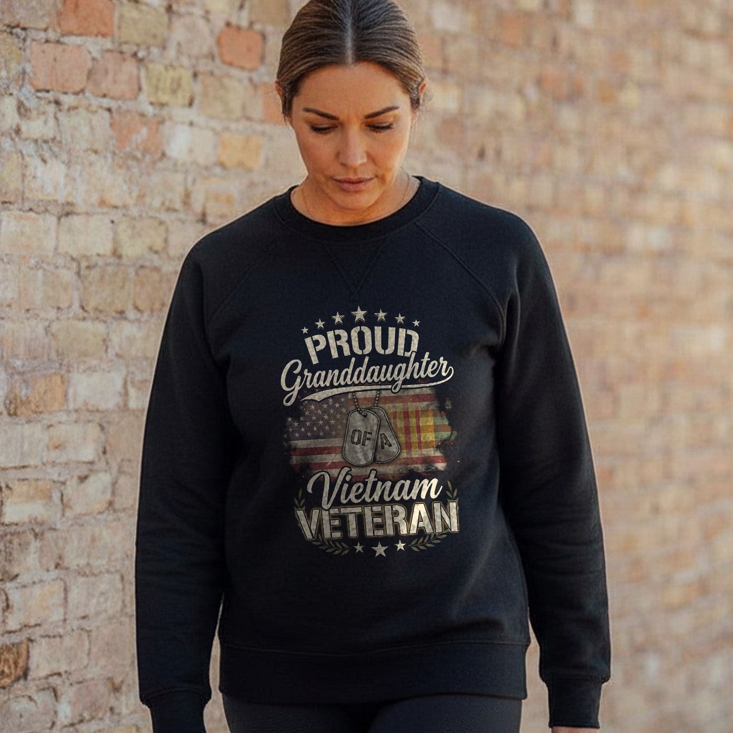Proud Granddaughter of a Vietnam Veteran Gift Sweatshirt