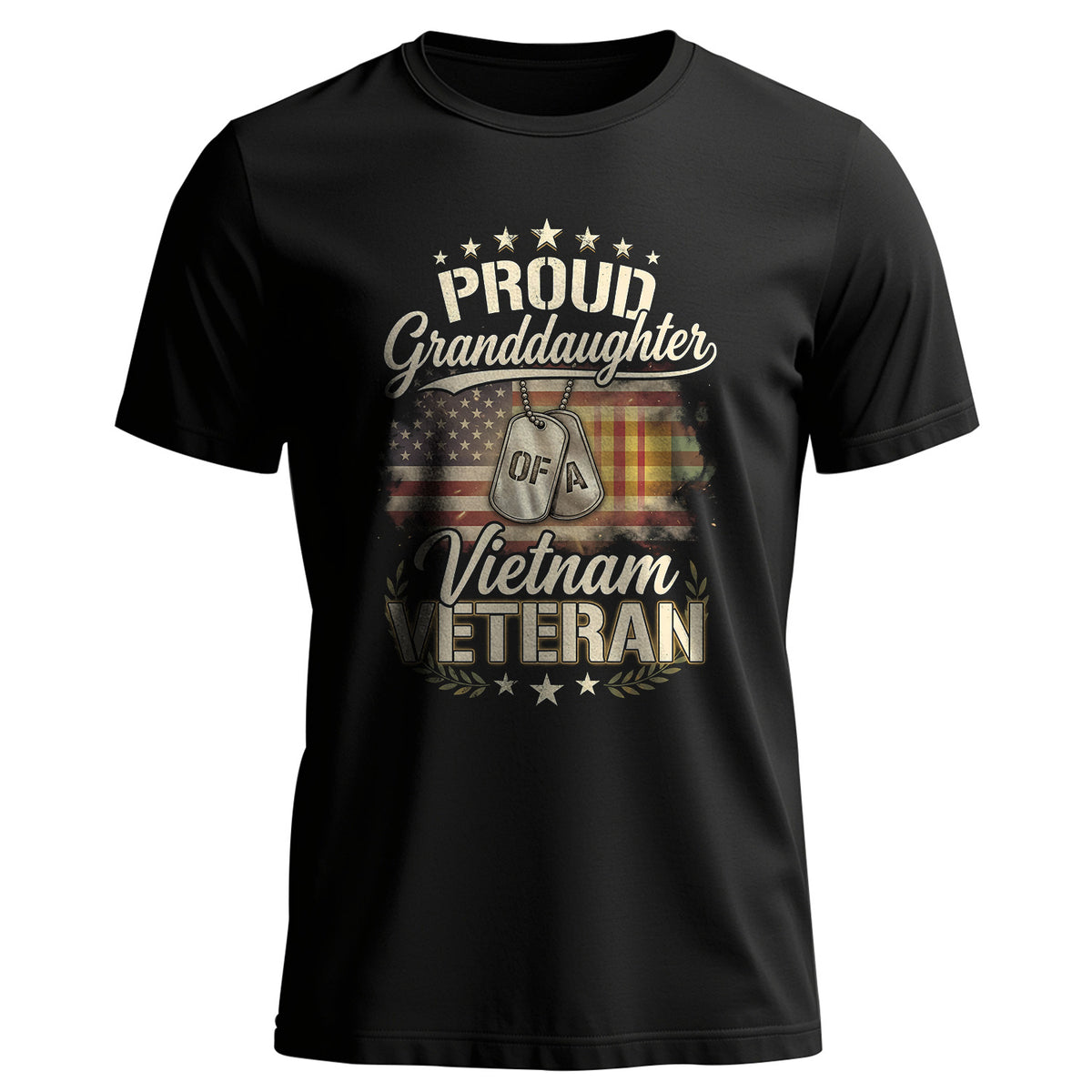 Proud Granddaughter of a Vietnam Veteran T-Shirt Main image