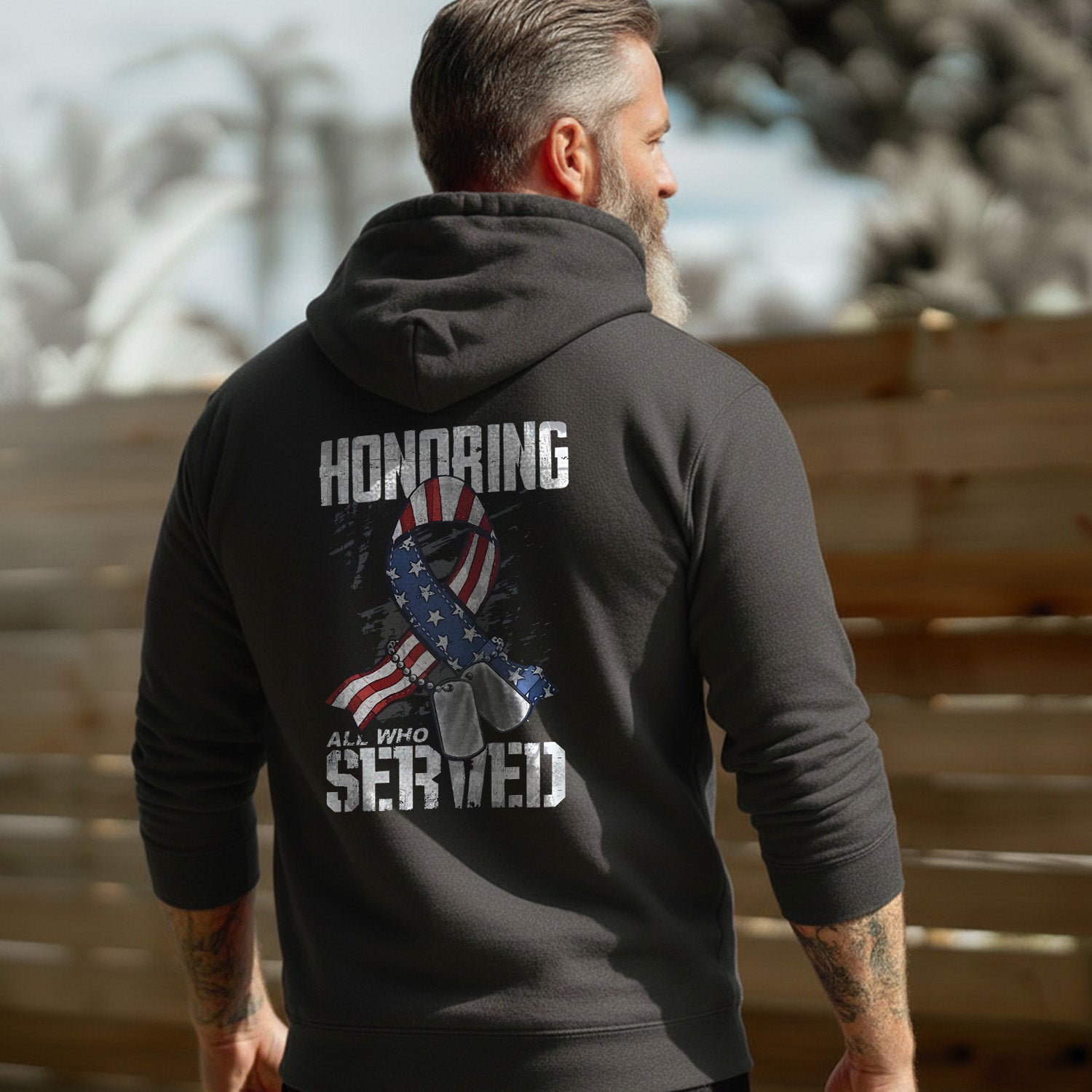 Honoring Those Who Served with Pride Hoodie