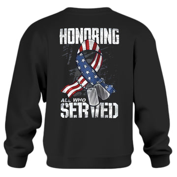 Honoring Those Who Served Gift Sweatshirt