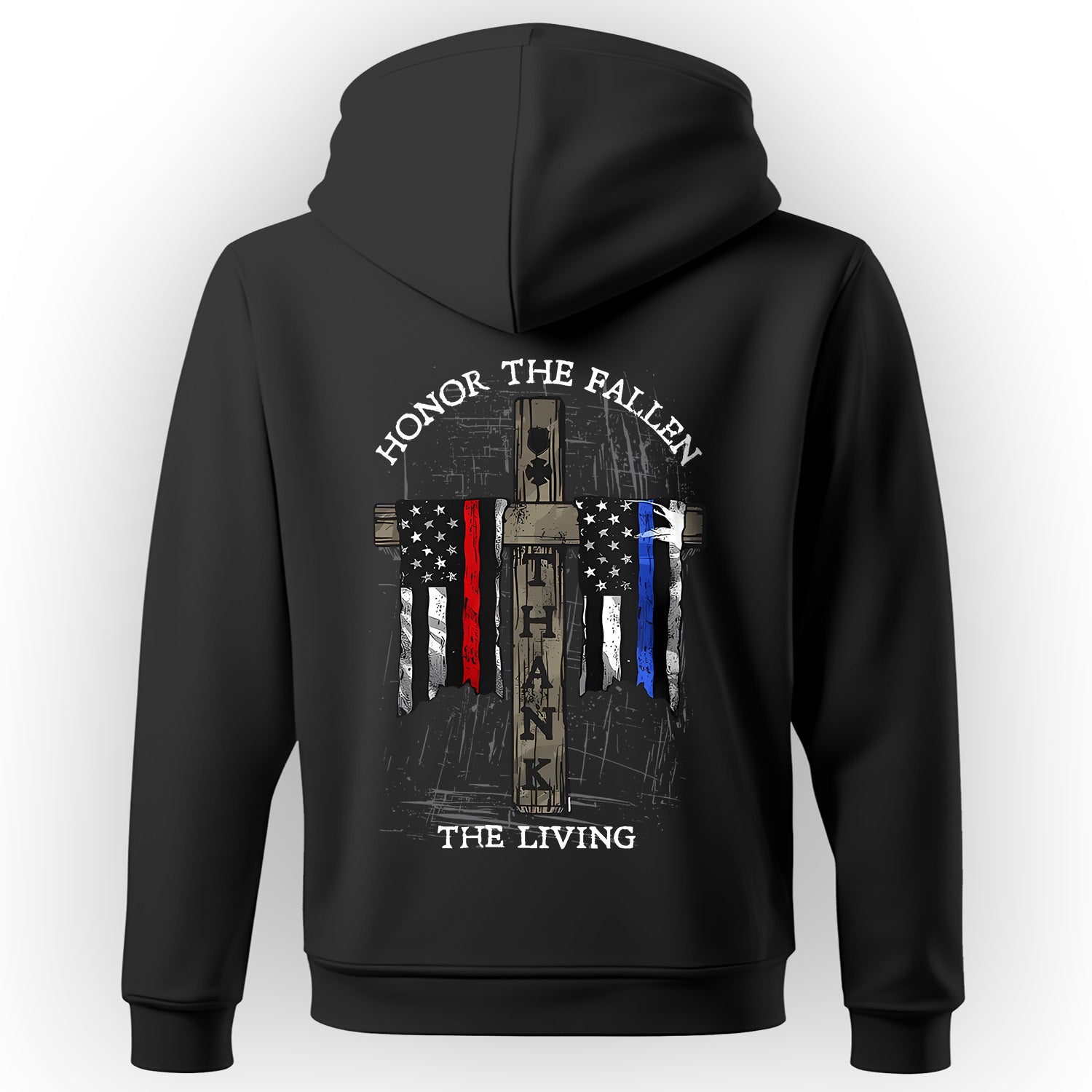 Honor the Fallen Tribute for Veterans Hoodie
