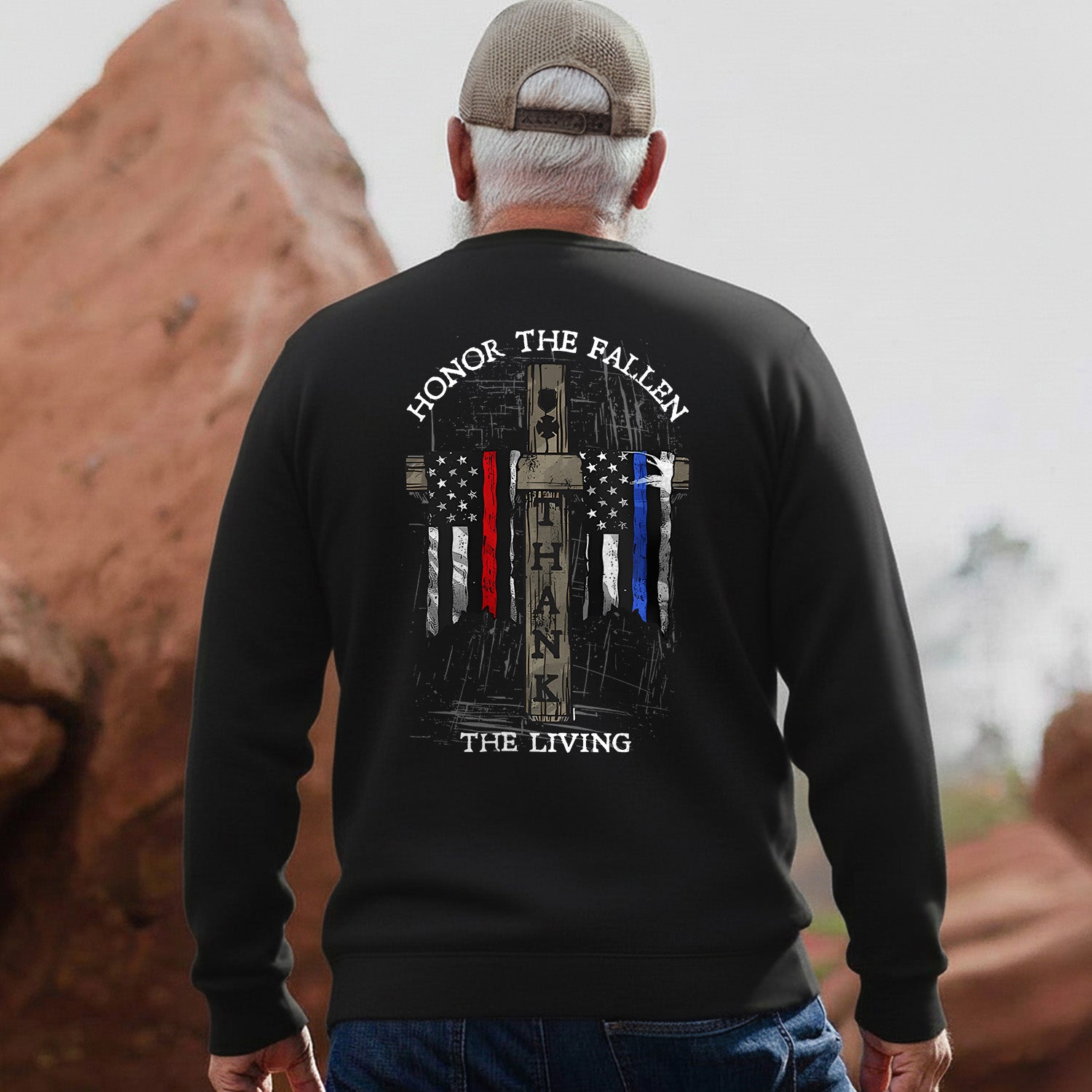 Honor the Fallen Celebrate the Living Sweatshirt